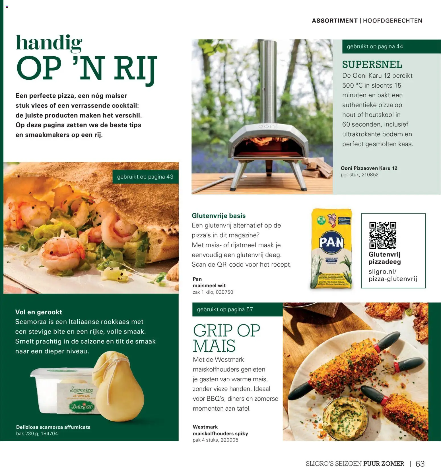 {H1} | Pagina: 63 | Producten: Vlees, Zak, Maïs, Houtskool