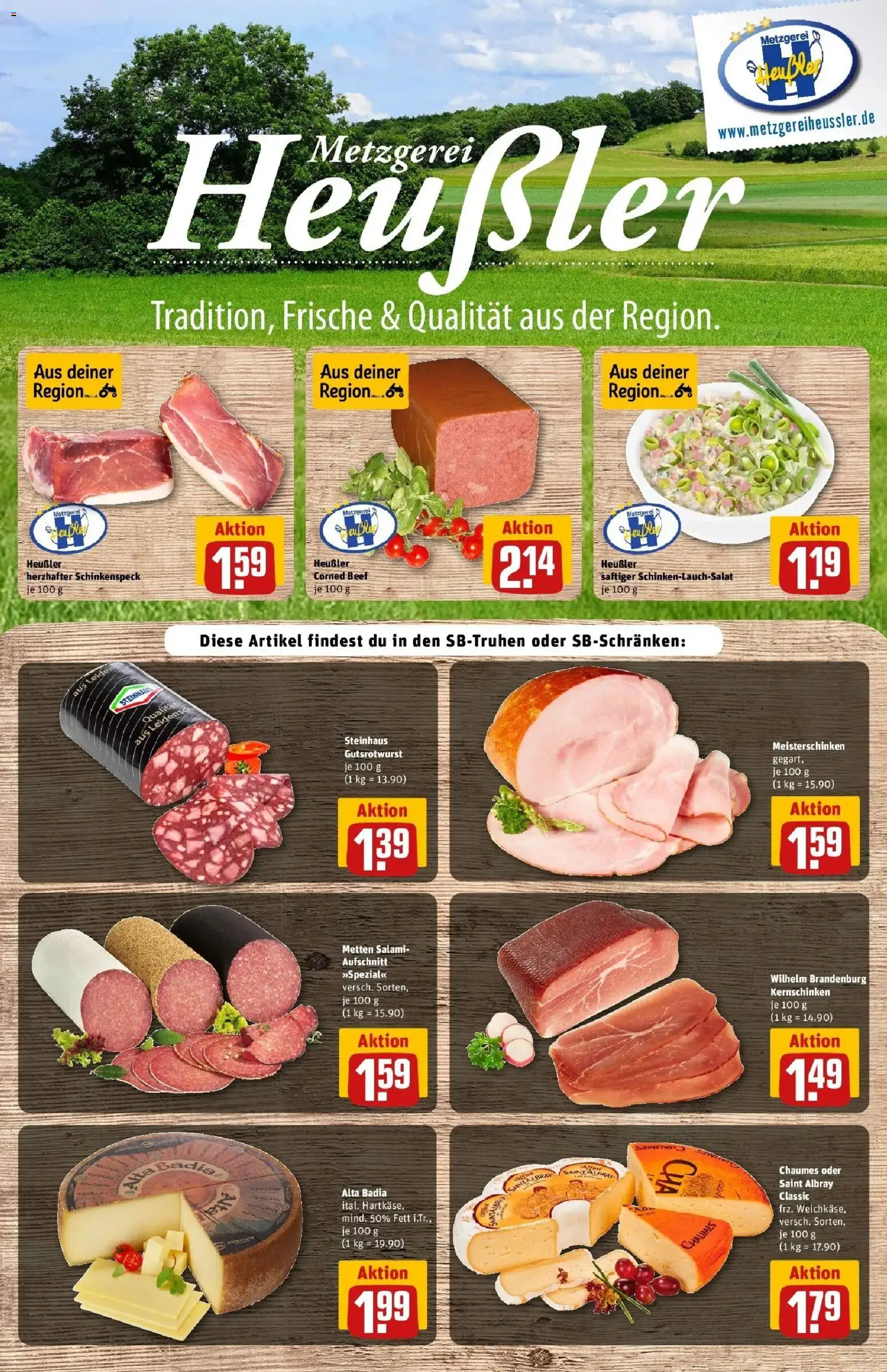 REWE Prospekt ab 31.08.2026 zum Blättern » Angebote | Seite: 12 | Produkte: Salami