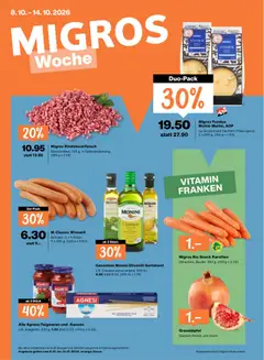 Migros aktionen ab 08.10.2026 gültig