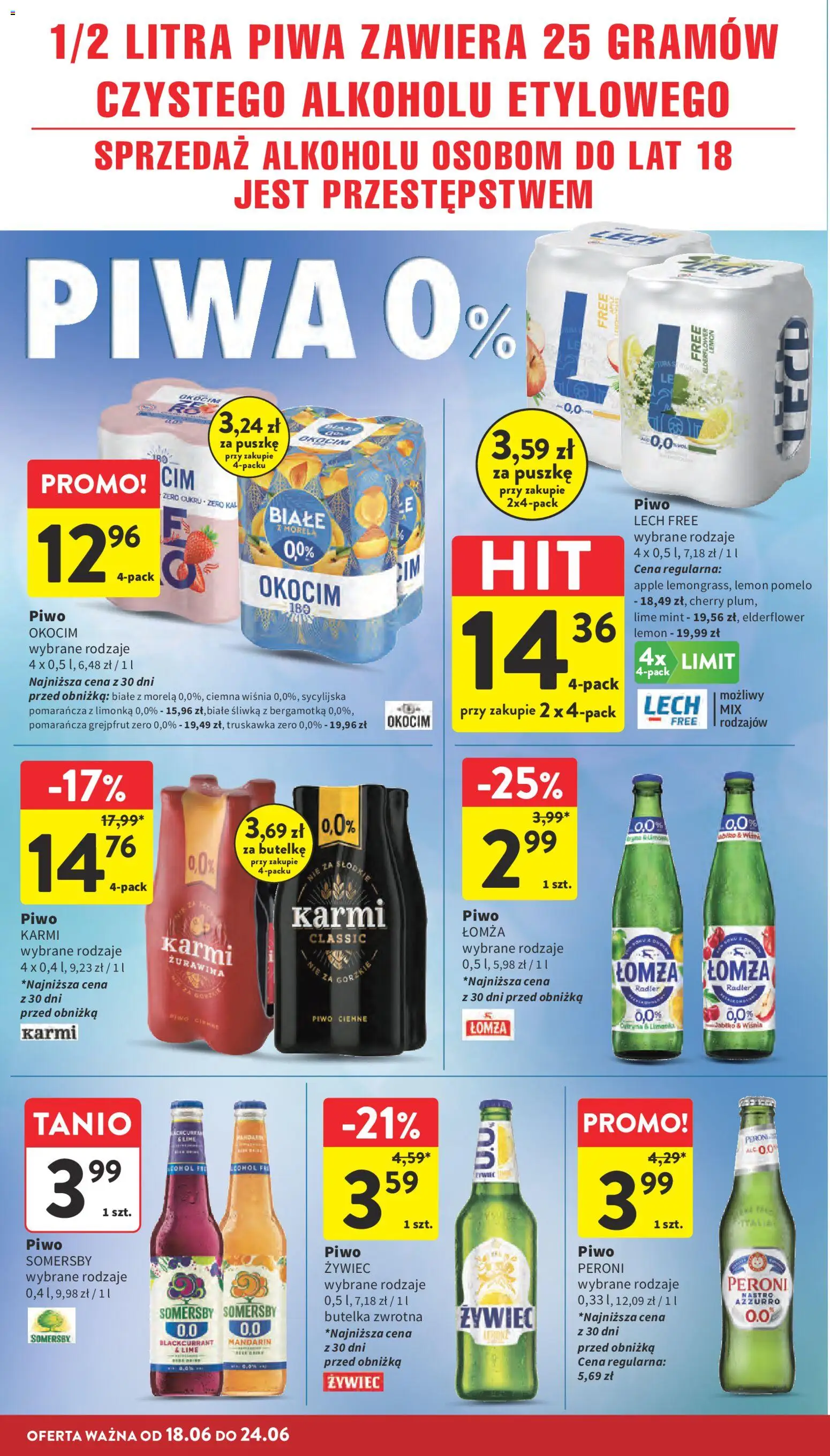 Intermarche gazetka od 18.06.2026 | Strona: 34 | Produkty: Cytryna, Limonka, Żurawina, Grejpfrut