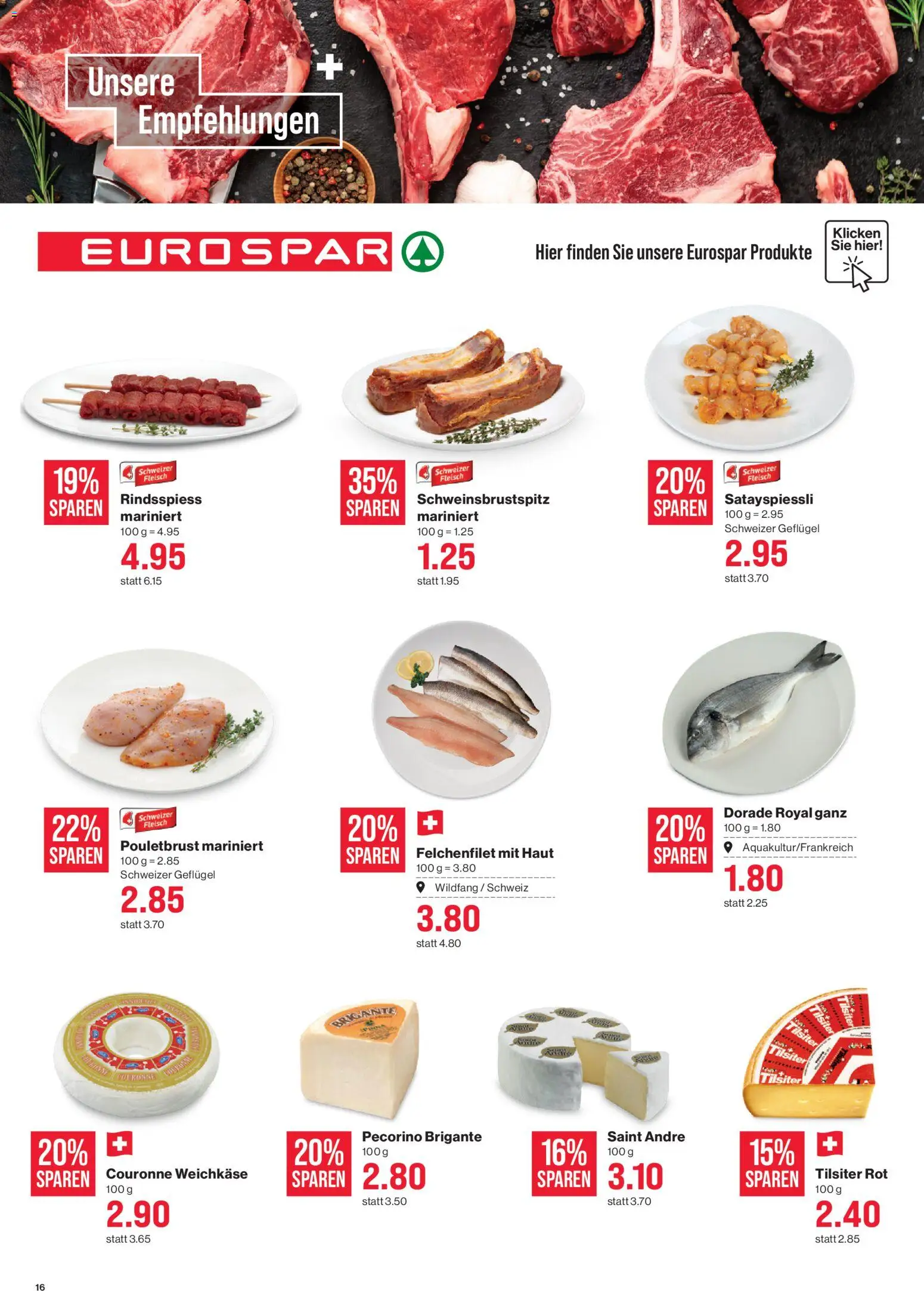 SPAR aktionen – gültig ab 25.06.2026 | Seite: 16 | Produkte: Pouletbrust