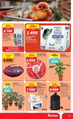 Auchan akciós újság - amely érvényes a következő dátumtól: 2026.07.16. | Oldal: 33