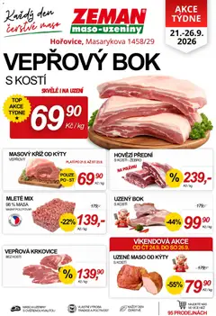 Náhled letáku Prodejny Zeman aktuální leták od 21.09.2026
