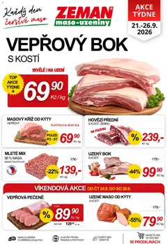 Náhled letáku Prodejny Zeman aktuální leták od 21.09.2026