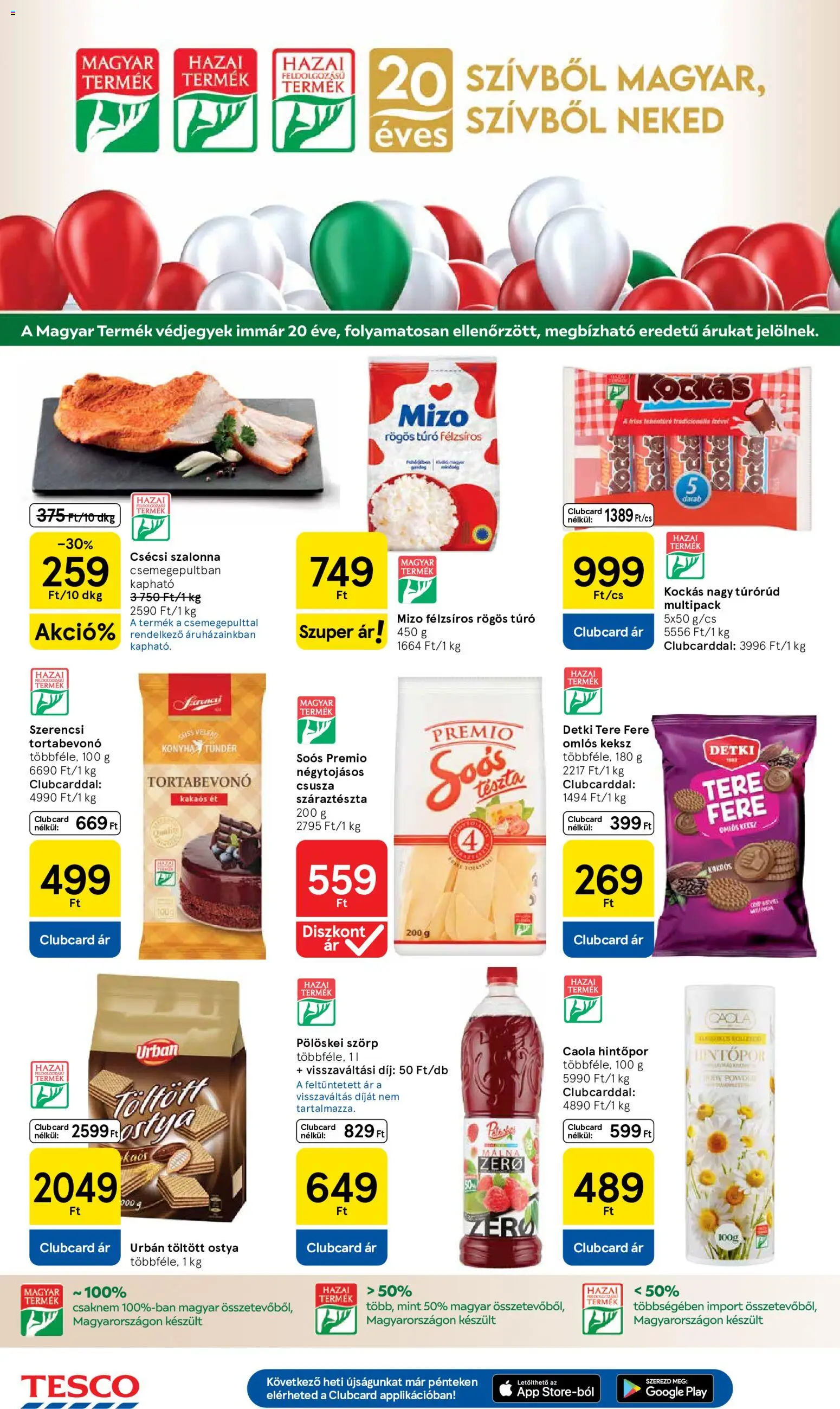 Tesco akciós ujság - amely érvényes a következő dátumtól: 2026.10.21. | Oldal: 14