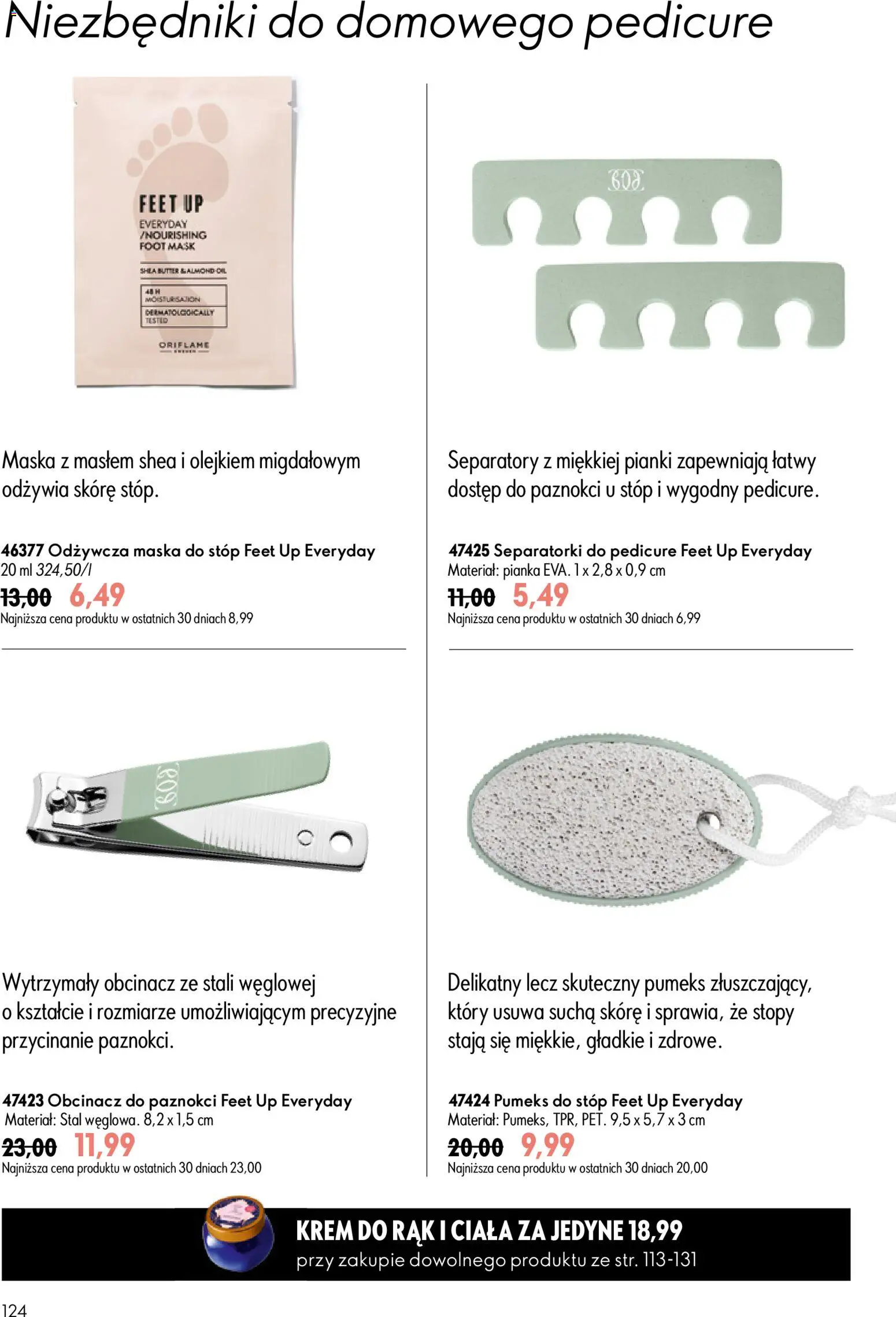 Oriflame Katalog 9 2026 od 17.06.2026 | Strona: 124 | Produkty: Pianki, Maska, Krem do rąk, Krem