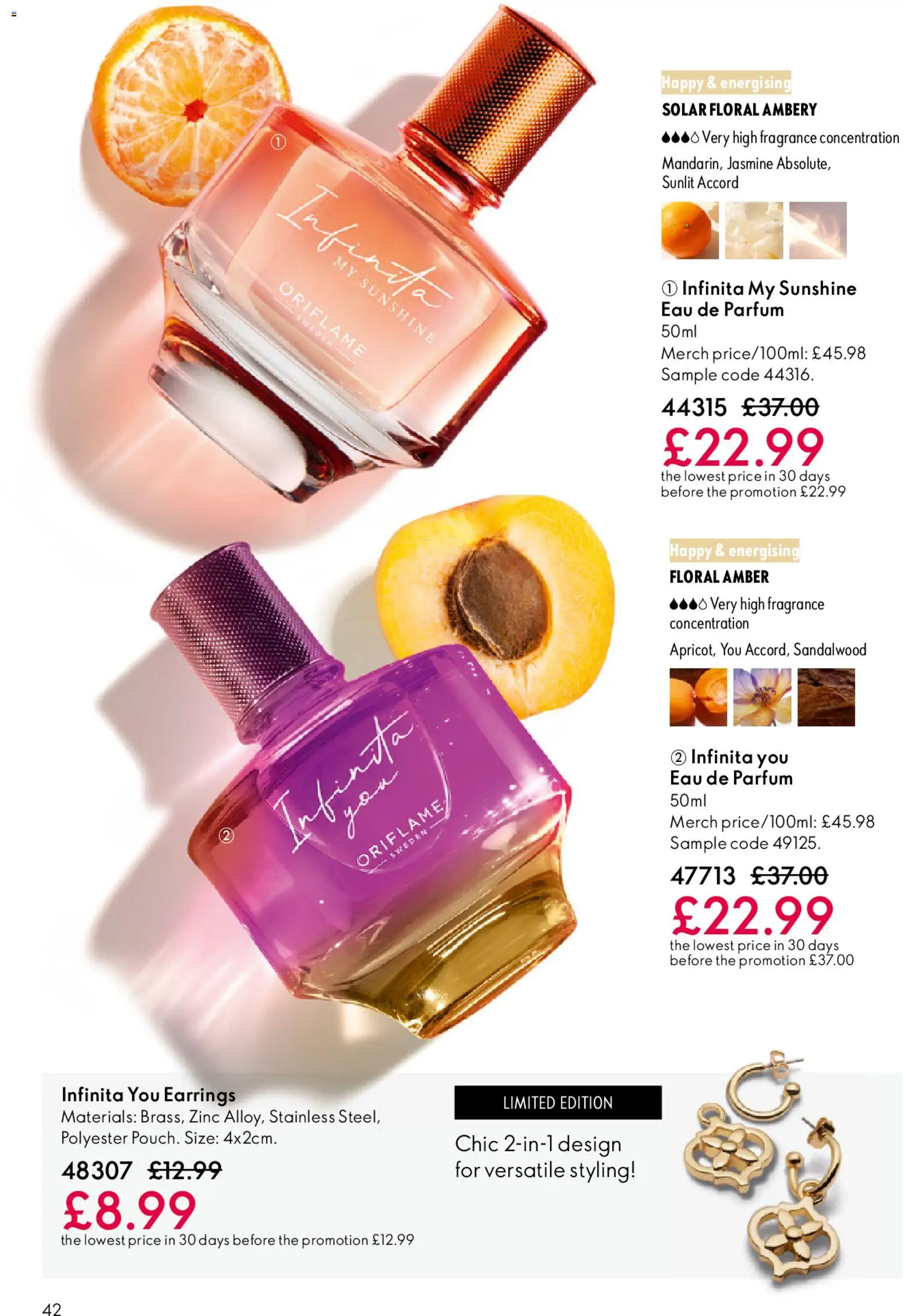 {H1} | Page: 42 | Products: Fragrance, Earrings