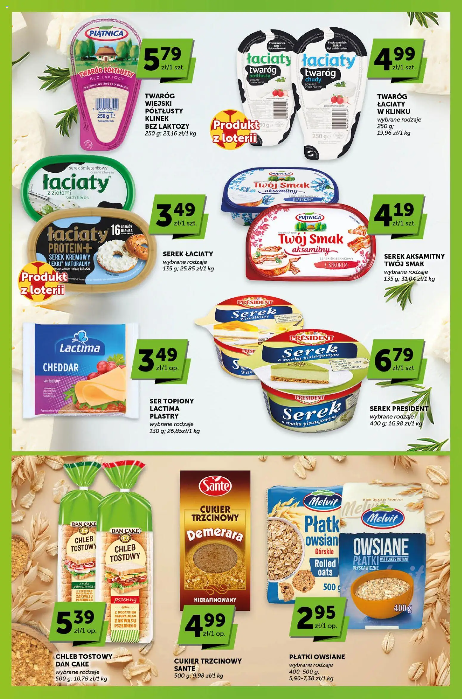 Euro Sklep gazetka - Sprawdź, co więcej od 30.06.2026 | Strona: 3 | Produkty: Twaróg półtłusty, Bez laktozy, Chleb tostowy, Cheddar