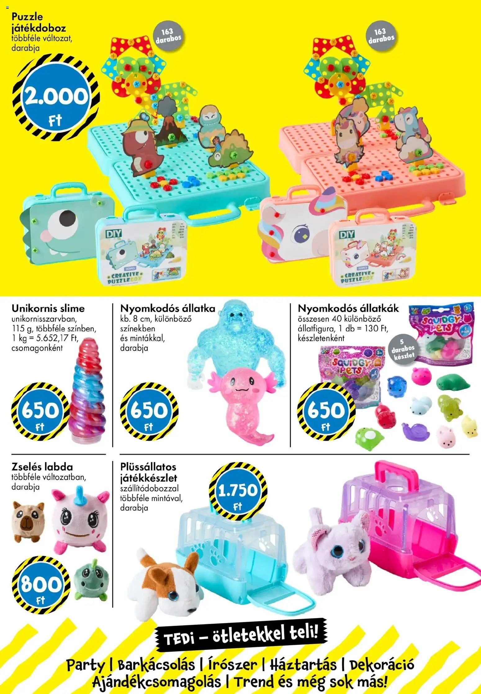 TEDi akciós ujság - amely érvényes a következő dátumtól: 06.03.2026 | Oldal: 18 | Termékek: Puzzle, Dekoráció