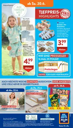 Aldi Süd Prospekt ab 15.06.2026 gültig | Seite: 25 | Produkte: Hut, Kappe