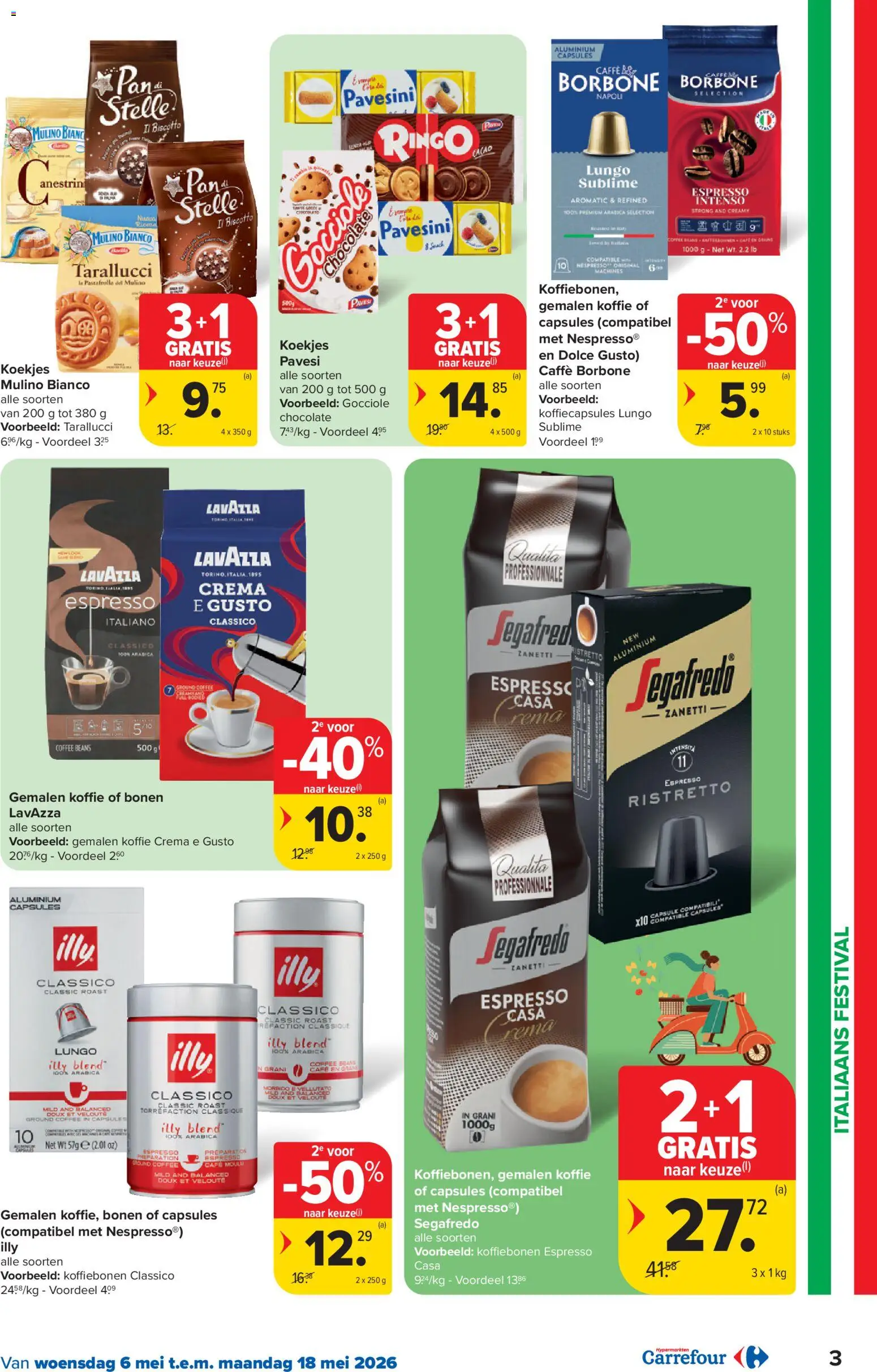 {H1} | Pagina: 3 | Producten: Koekjes, Csirkecombfile, La, Koffiecapsules