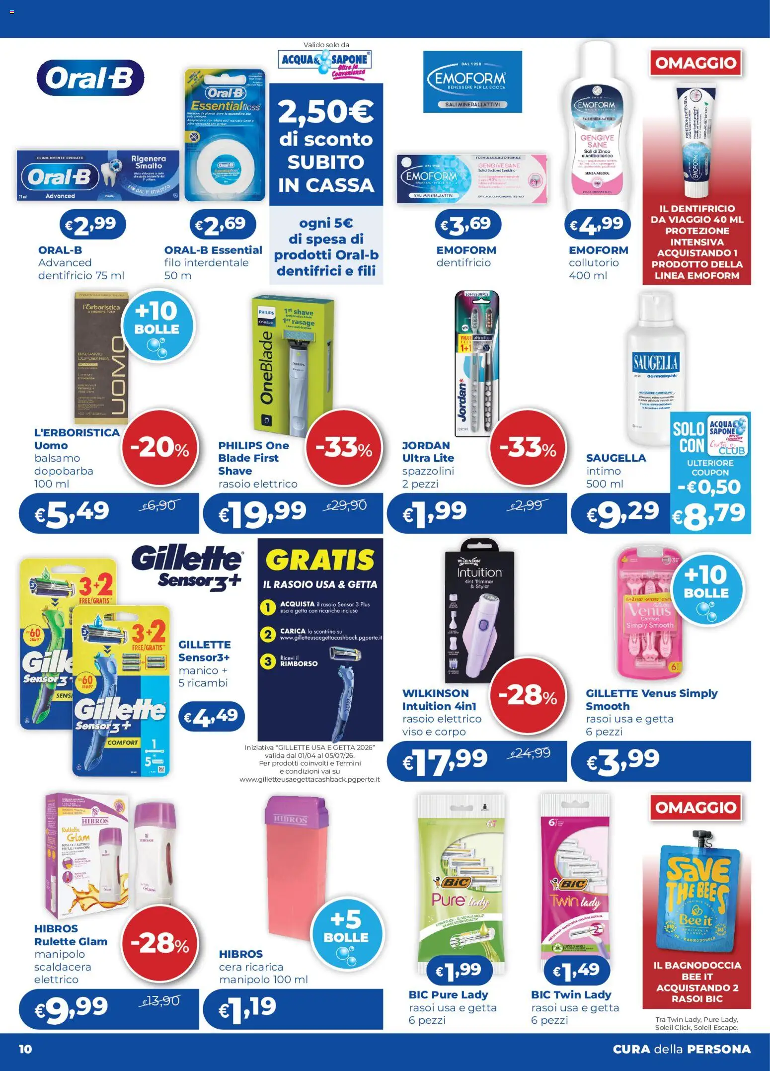 Volantino Acqua e Sapone del 11.06.2026 | Pagina: 10