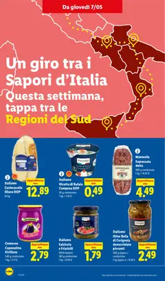 Anteprima del volantino Italiamo Salsiccia e Friarielli, Salsiccia e Friarielli, 100% italiani, 180 g confezione valido a partire dal 07.05.2026 | Pagina: 18