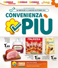 Anteprima del volantino Conad volantino Convenienza Più Sicilia valido a partire dal 14/10/2026