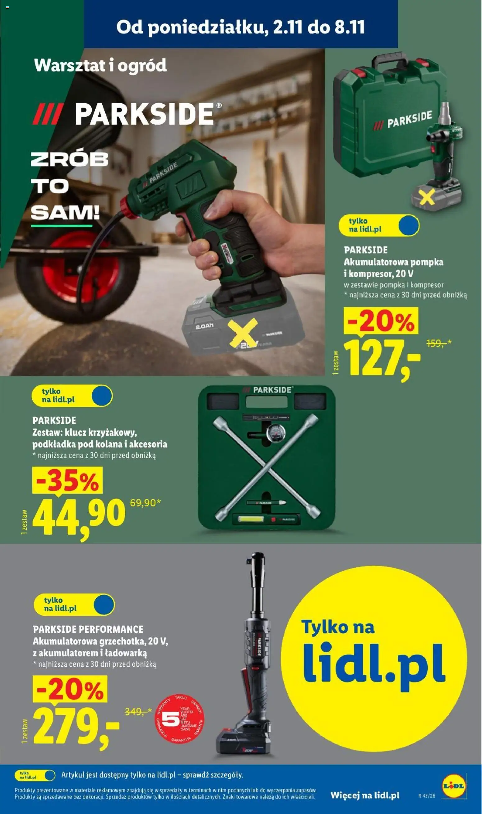 Lidl Katalog od 02.11.2026 | Strona: 23 | Produkty: Ładowarka, Kompresor