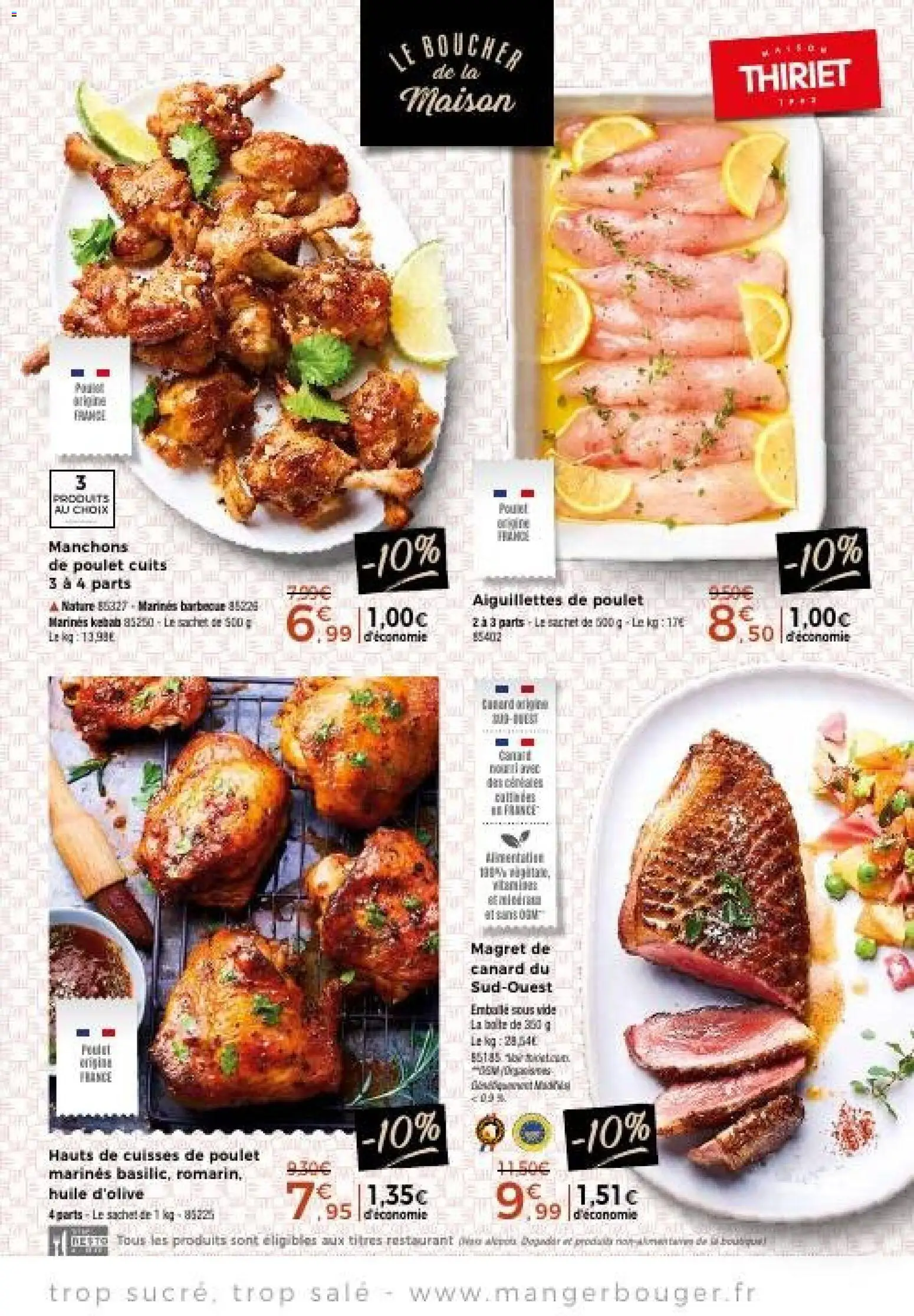 {H1} | Page: 11 | Produits: Canard, Huile D'olive, Poulet, Poulet marinés