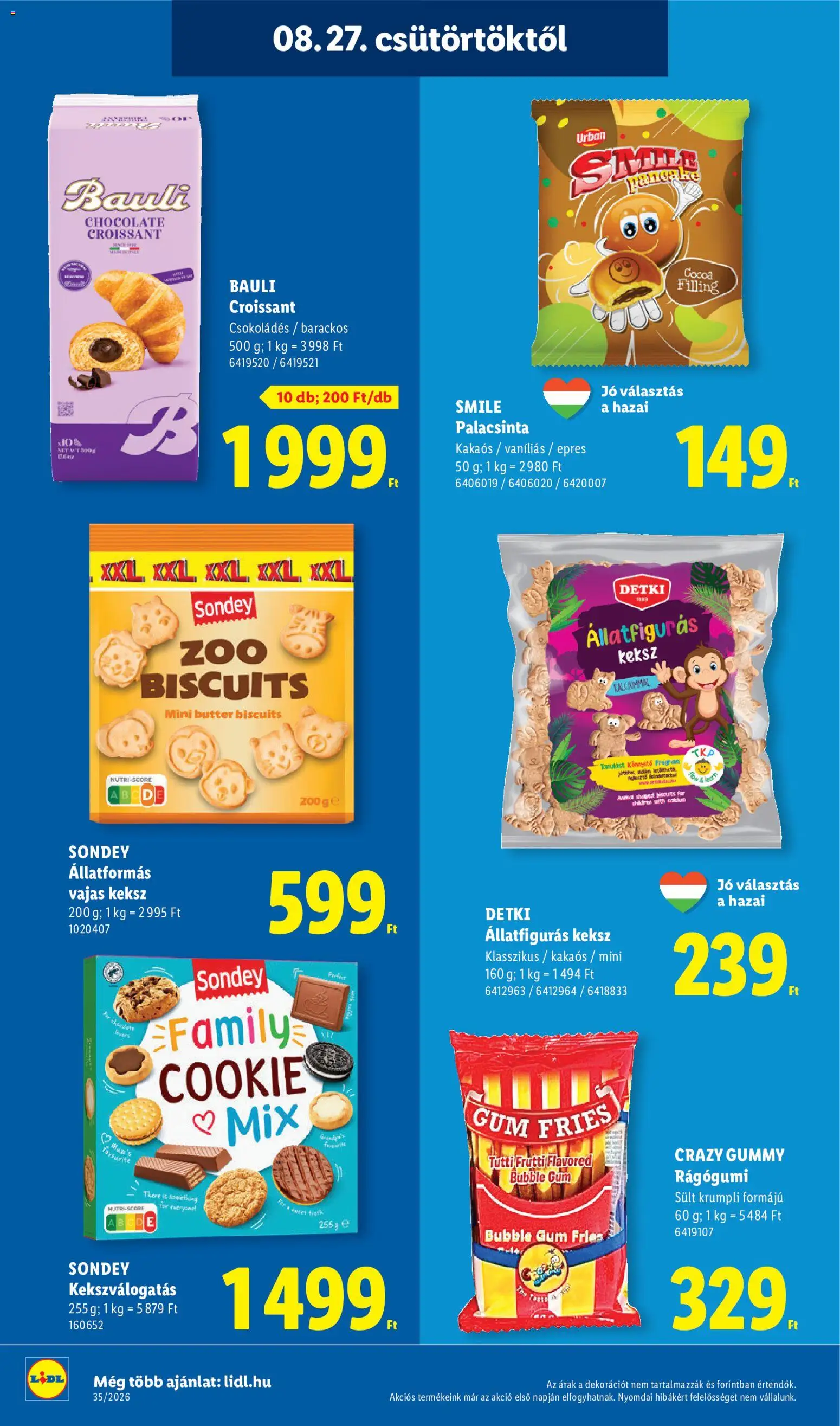 Lidl akciós ujság - amely érvényes a következő dátumtól: 2026.08.27. | Oldal: 34