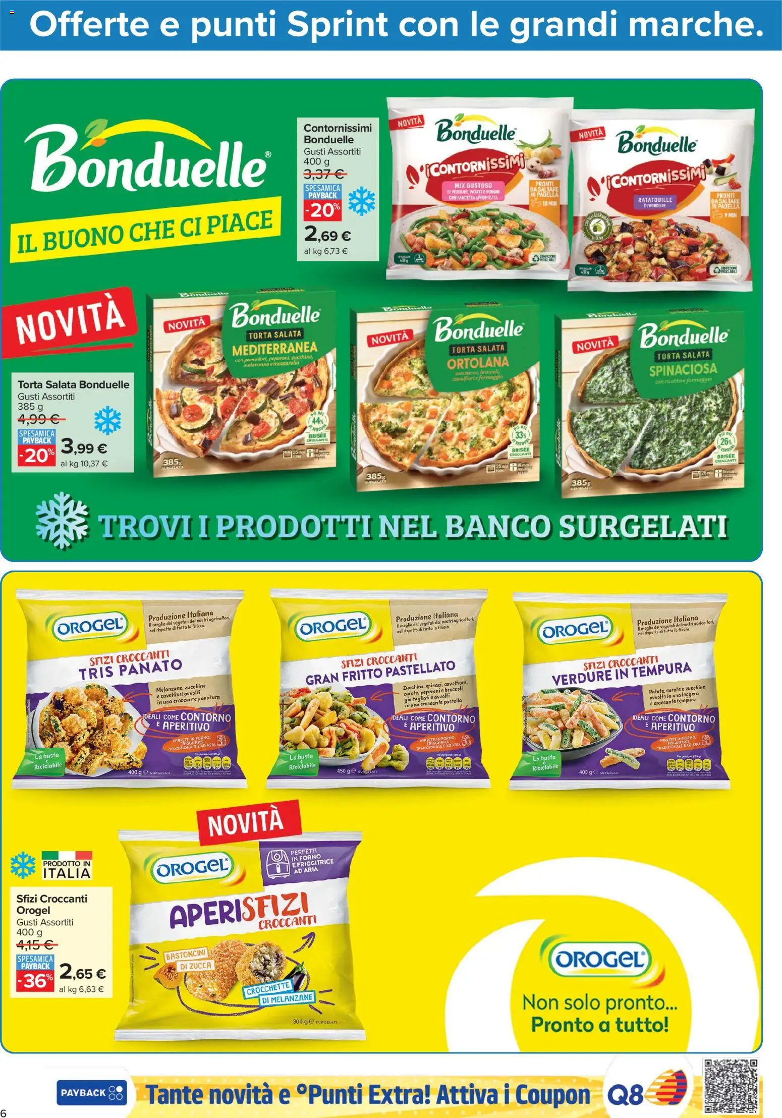 Volantino Carrefour del 23/10/2026 | Pagina: 6 | Prodotti: Verdure, Carote, Melanzane, Torta