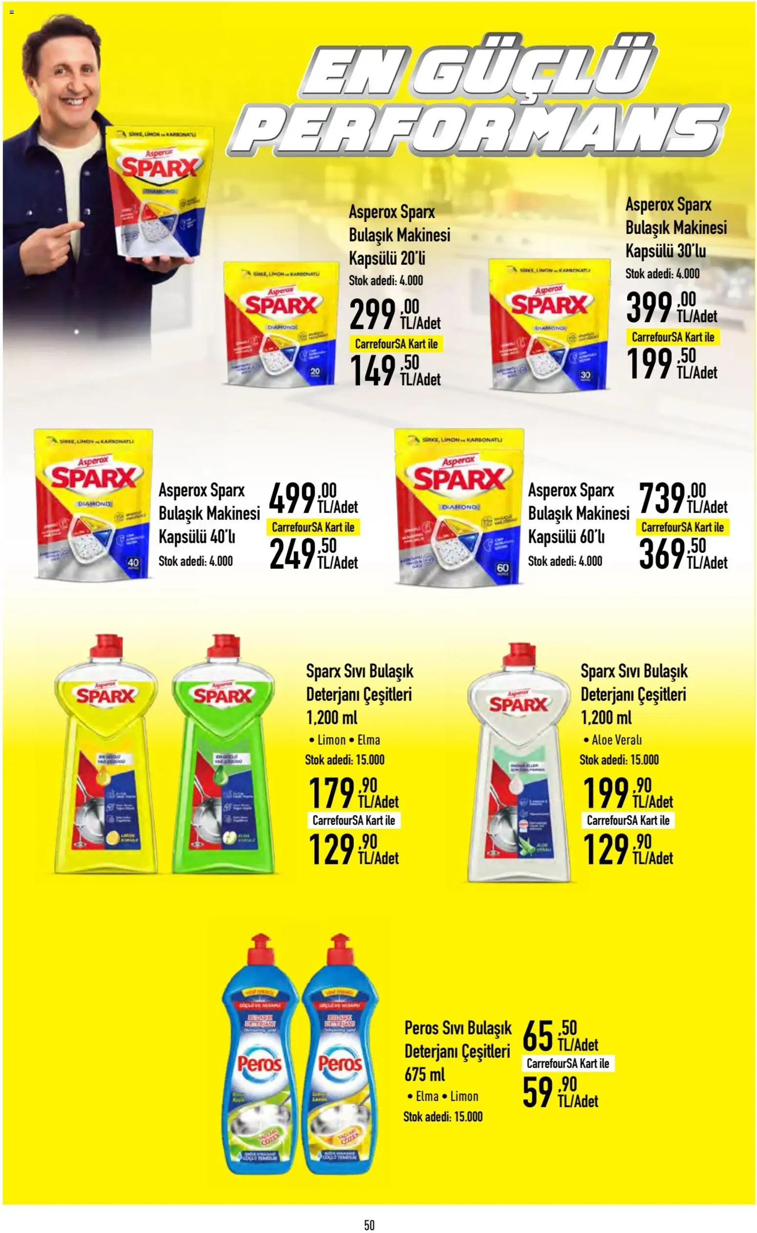 CarrefourSA - Katalog Gurme - 20 Ağustos 2026 tarihinden itibaren geçerlidir | Sayfa: 50 | Ürünler: Elma, Limon, Bulaşık makinesi