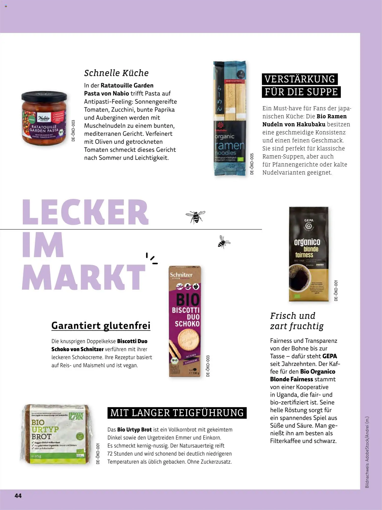 Denns BioMarkt Kreo Magazin – gültig ab 17.07.2026 | Seite: 44 | Produkte: Spiel, Küche, Paprika, Pasta