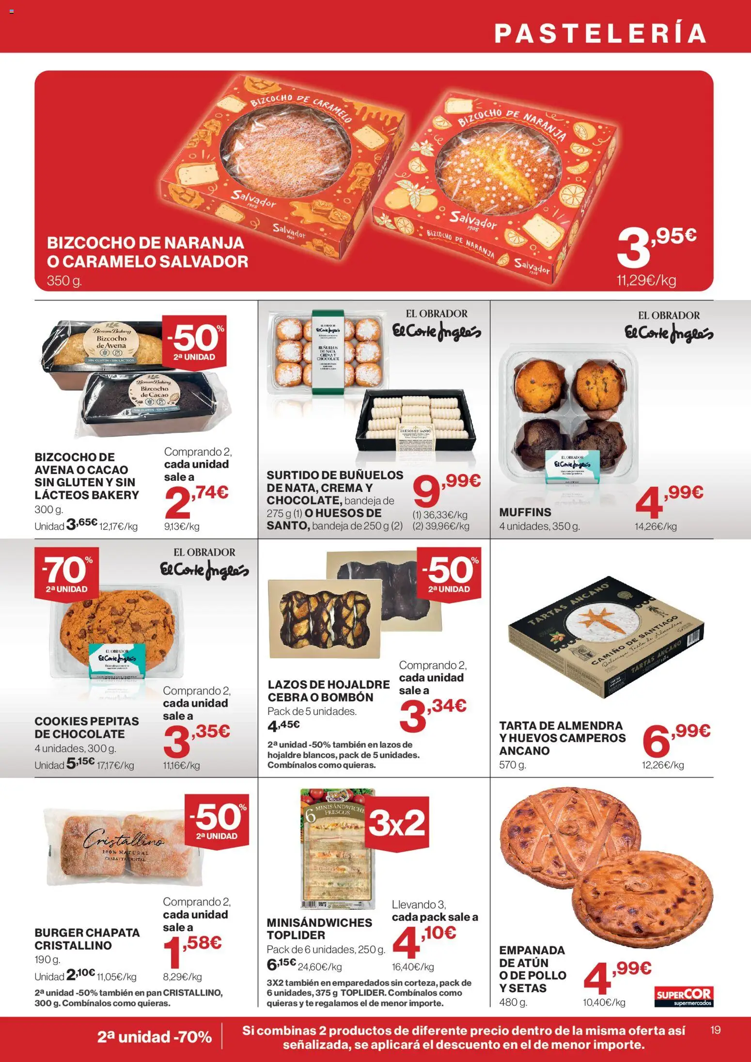 Supercor folleto │ válido desde el 28/10/2026 | Página: 19 | Productos: Setas, Aves, Atún, Pollo