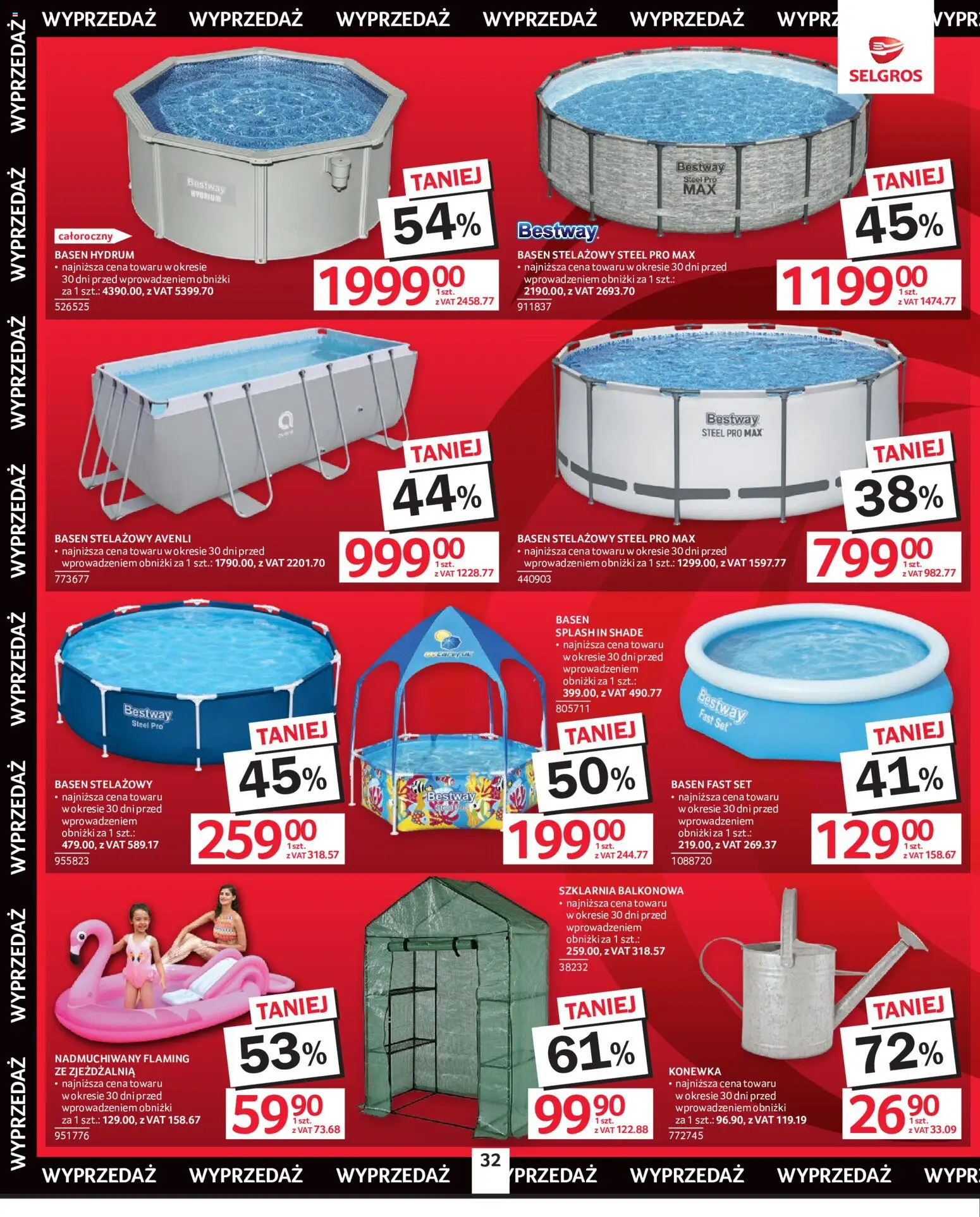 Selgros cash&carry gazetka - Oferta przemysłowa od 02.06.2026 | Strona: 35 | Produkty: Basen
