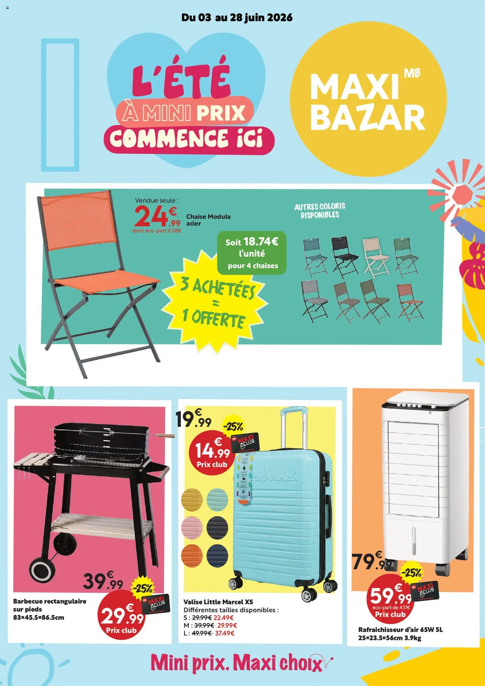 {H1} | Page: 1 | Produits: Marcel, Barbecue, Chaise, Valise
