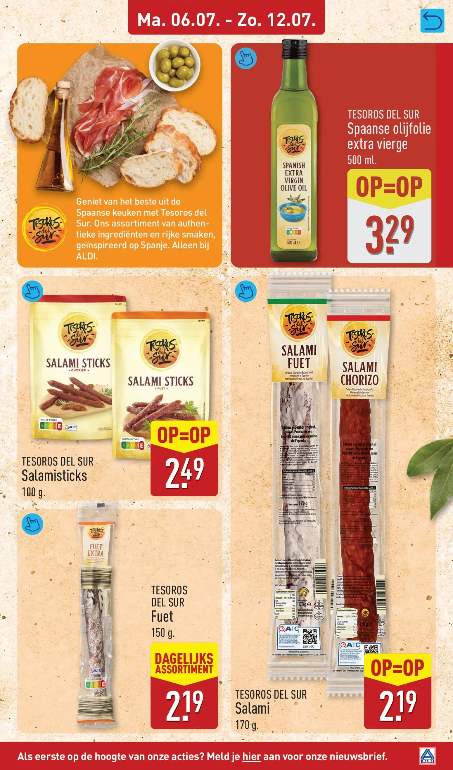 {H1} | Pagina: 27 | Producten: Salami, Olijfolie, Chorizo