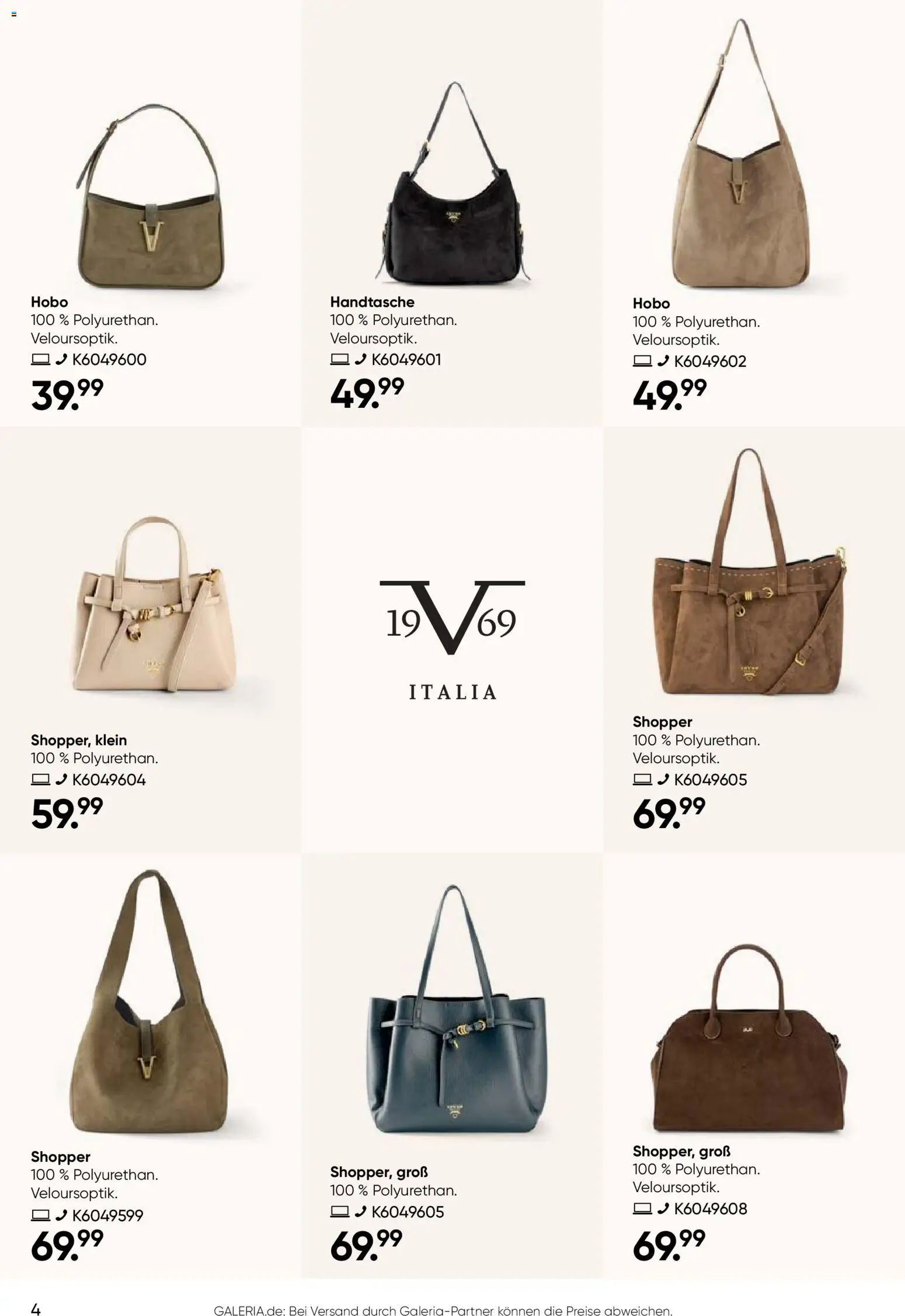 Galeria Karstadt Kaufhof Prospekt – gültig ab 02.09.2026 | Seite: 4 | Produkte: Handtasche