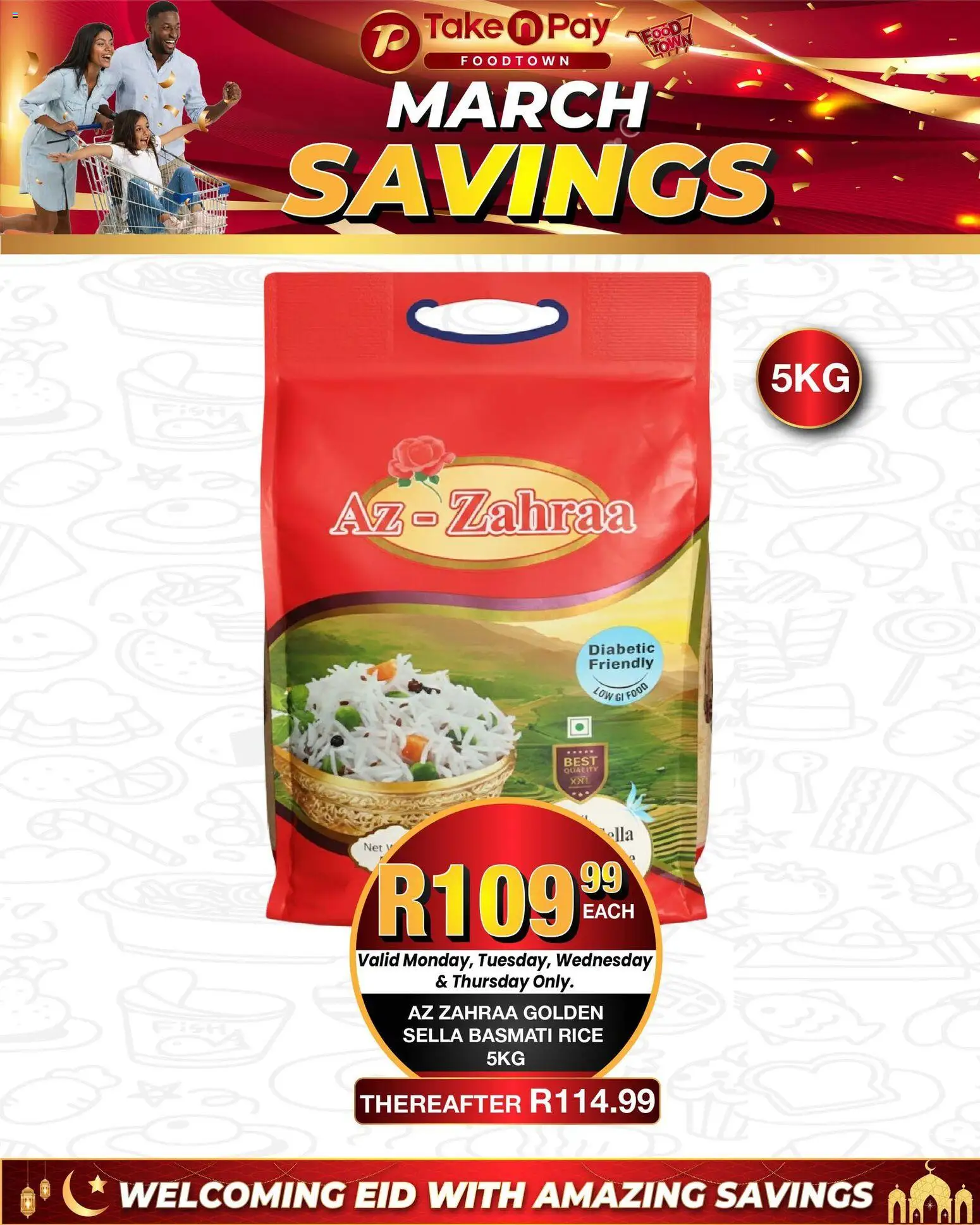 New Take n Pay catalogue – valid from 09.03.2026 | Page: 5 | Products: Rice