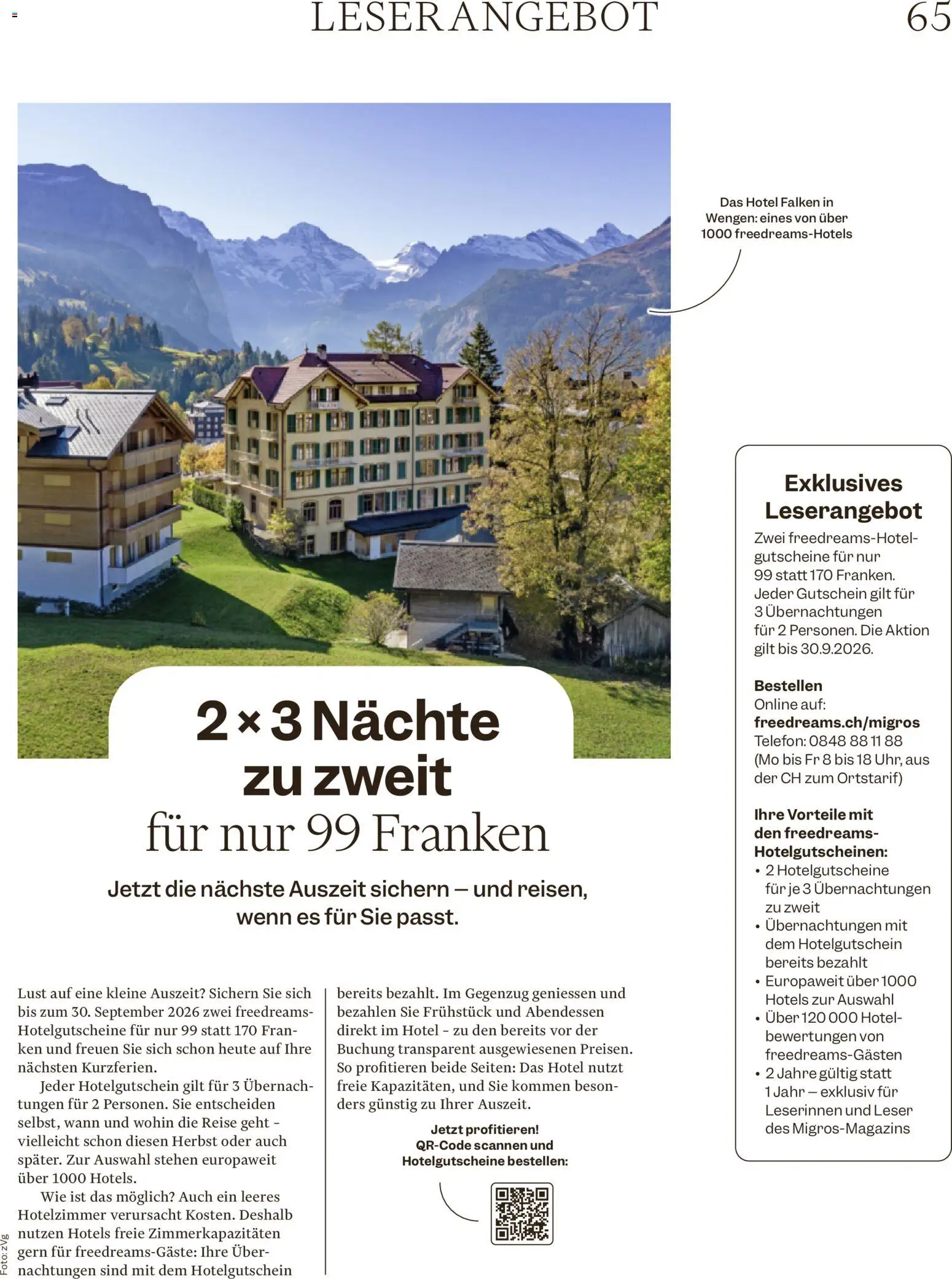 Migros aktionen Magazin – gültig ab 16.09.2026 | Seite: 65 | Produkte: Telefon