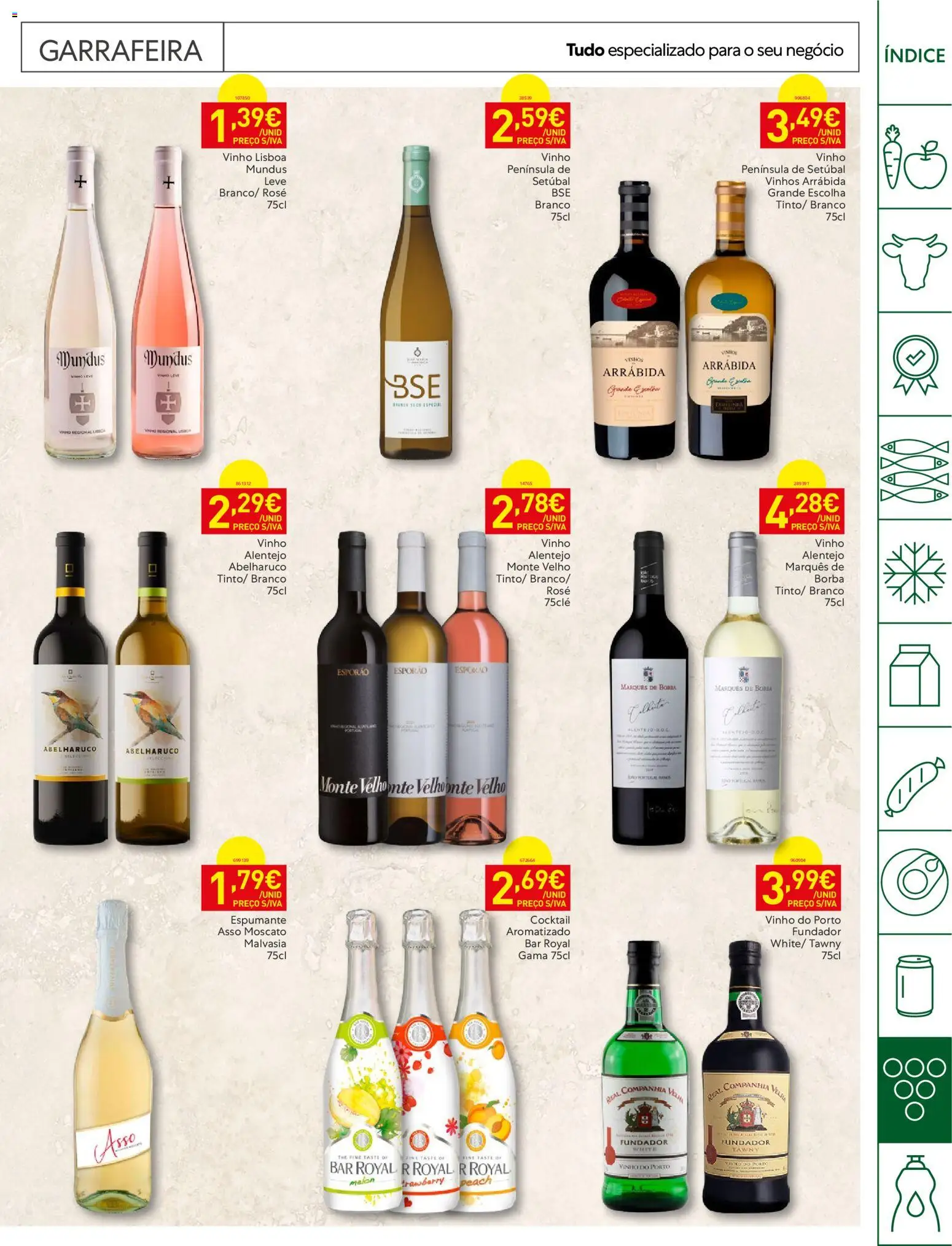 Recheio Horeca │ válido de 18/08/2026 | Página: 23 | Produtos: Espumante, Vinho do Porto, Vinho