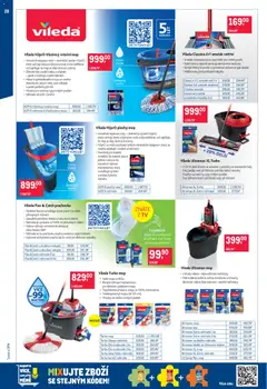 Náhled letáku Makro leták - Profesionální úklid od 23.09.2026 | Strana: 28 | Produkty: Voda, Mop vileda, Nábytek, Smetáček