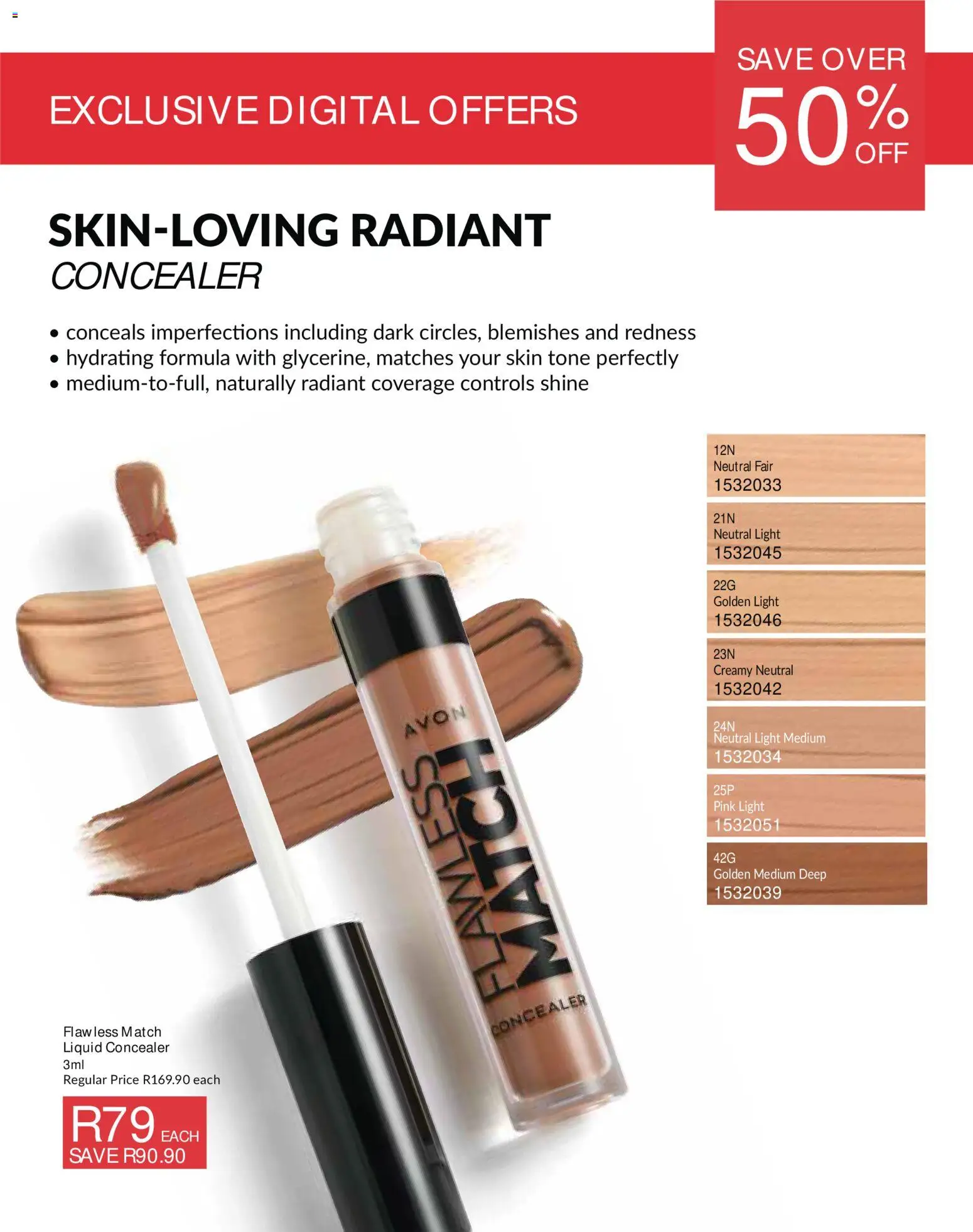 New Avon catalogue – valid from 01/07/2026 | Page: 173 | Products: Light, Concealer
