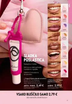 Oriflame katalog akcije – veljaven od 13.05.2026 | Stran: 96 | Izdelki: Licila, Blescilo za ustnice, Mango