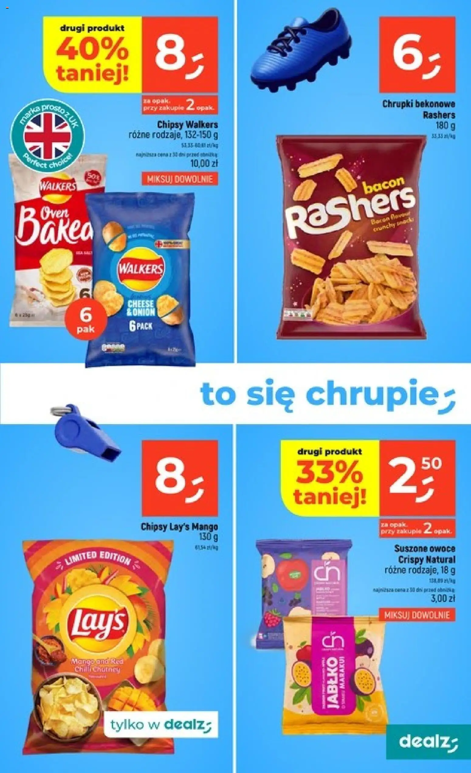 Dealz gazetka od 09.07.2026 | Strona: 27 | Produkty: Mango, Chipsy, Chrupki bekonowe, Chrupki