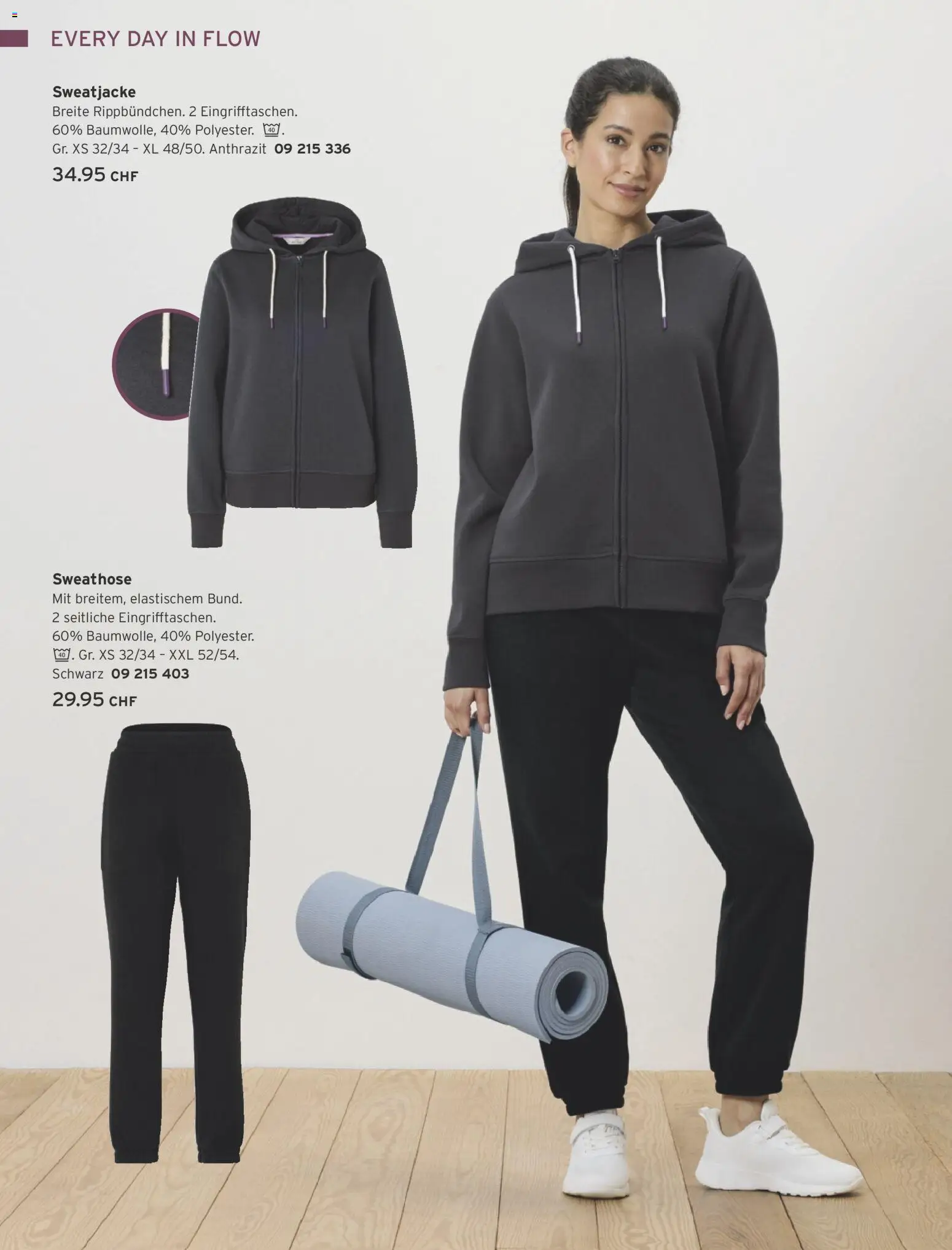Tchibo aktionen – gültig ab 01.09.2026 | Seite: 76 | Produkte: Sweathose, Sweatjacke