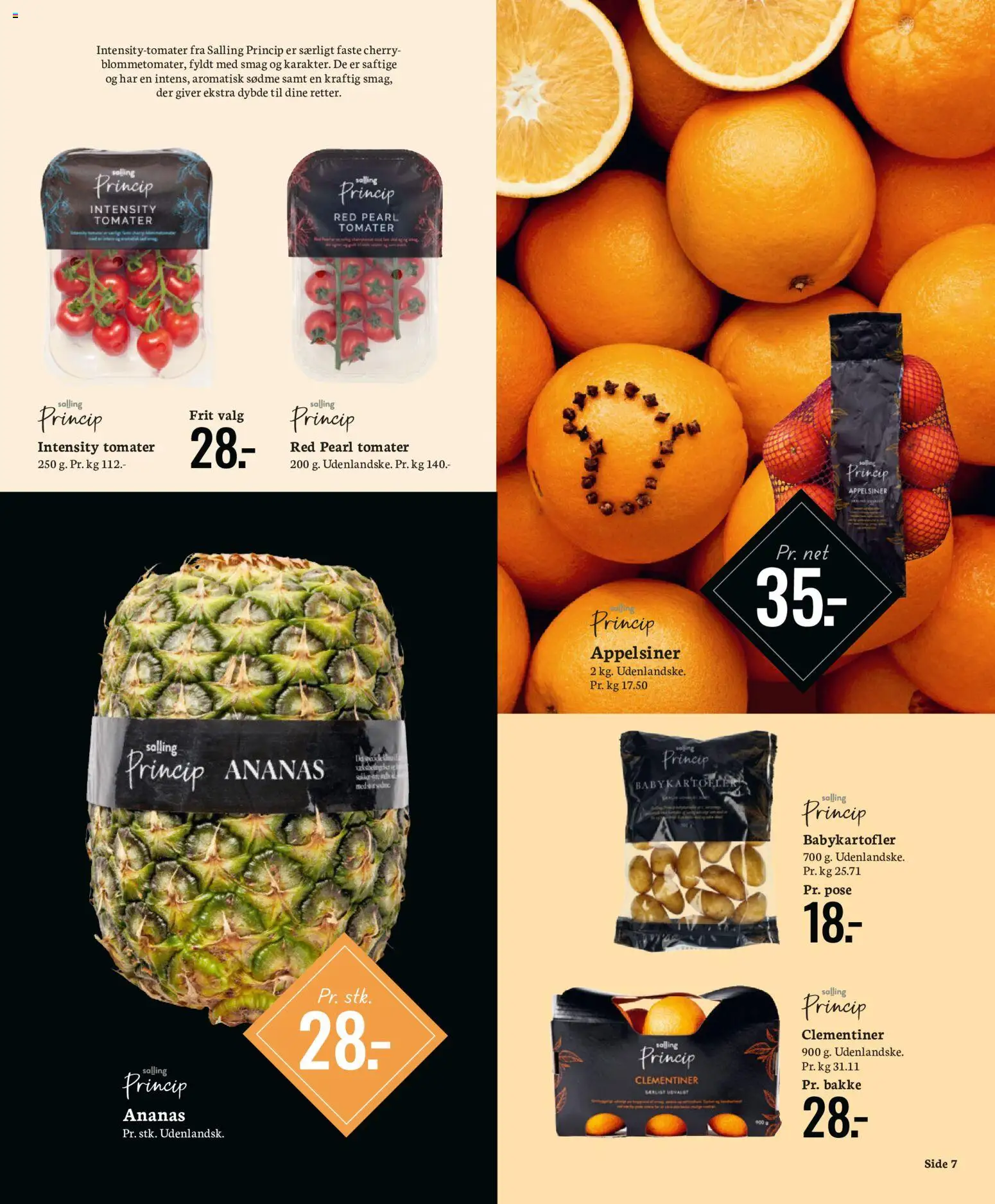 Bilka tilbudsavis – gyldig fra 31/10/2026 | Side: 8 | Produkter: Appelsiner, Tomater, Ananas, Cherry
