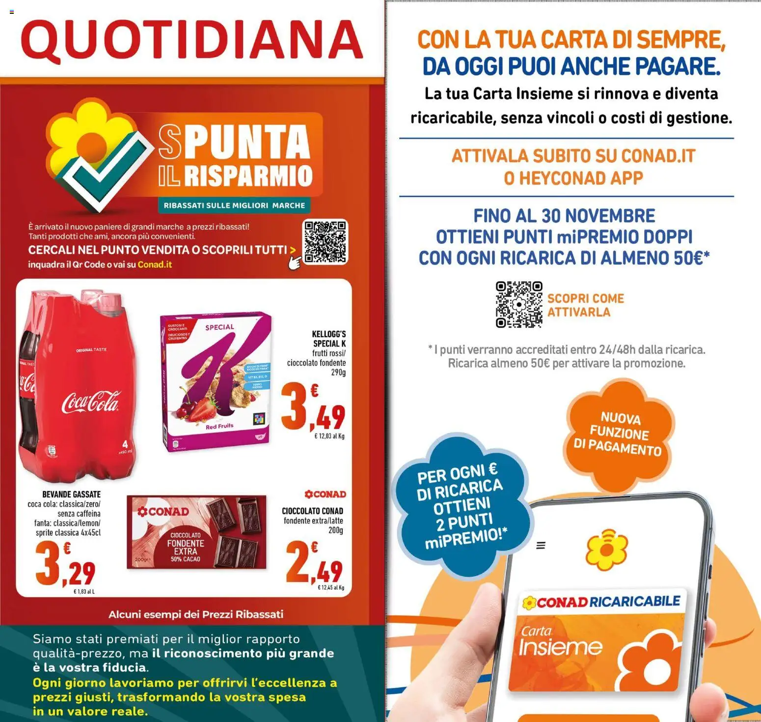 Volantino Conad del 21/10/2026 | Pagina: 19 | Prodotti: Cioccolato, Bevande, Cacao, Coca Cola