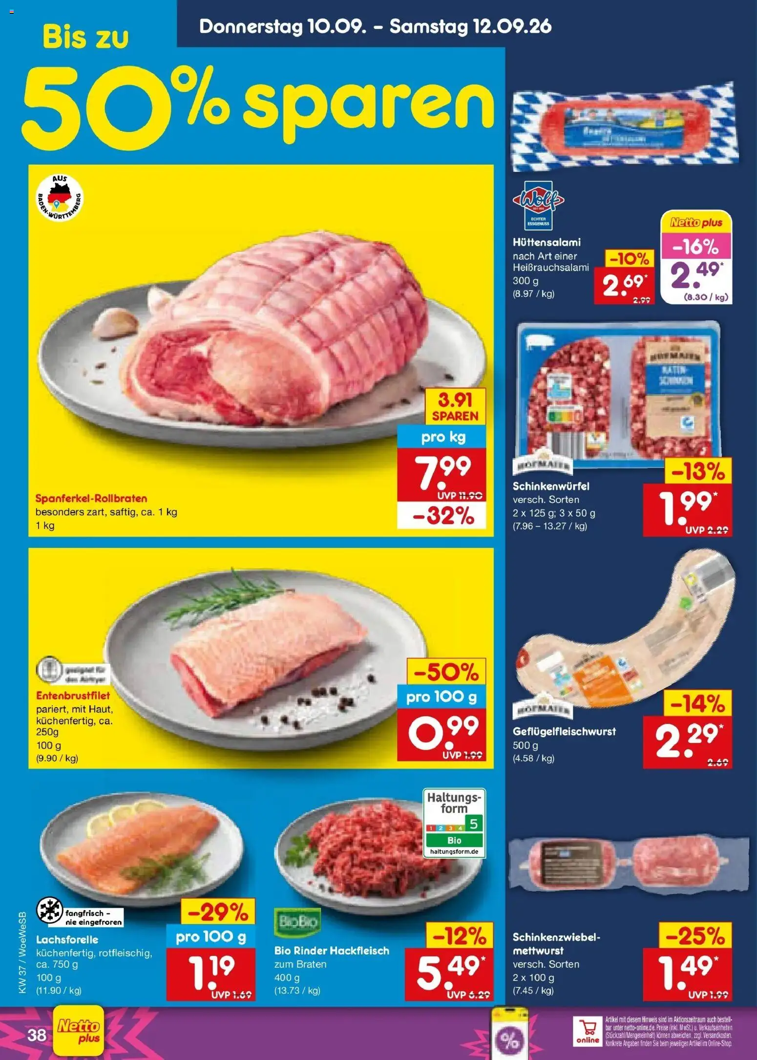 Netto Marken-Discount Prospekt Leonberg – gültig ab 07.09.2026 | Seite: 54 | Produkte: Hackfleisch