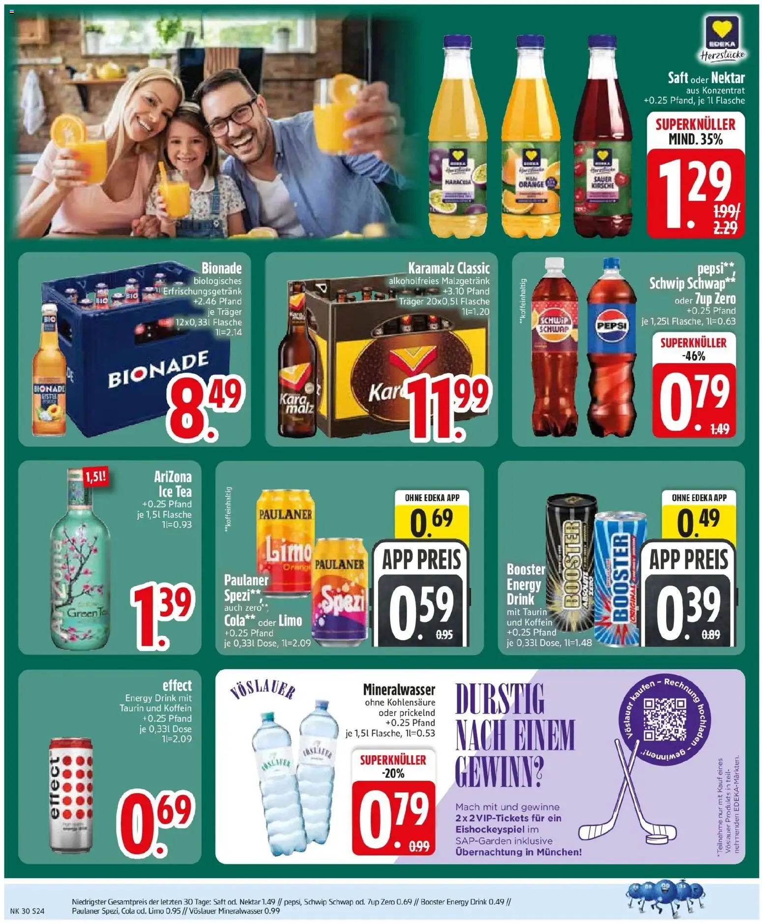 Edeka prospekt Pfeffenhausen – gültig ab 20.07.2026 | Seite: 26 | Produkte: Cola, Bionade, Mineralwasser, Paulaner