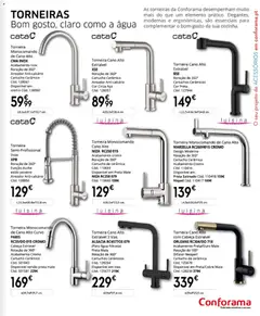 Pré-visualização Conforama folheto válido de 16.04.2026 | Página: 73 | Produtos: Agua, Torneira, Difusor