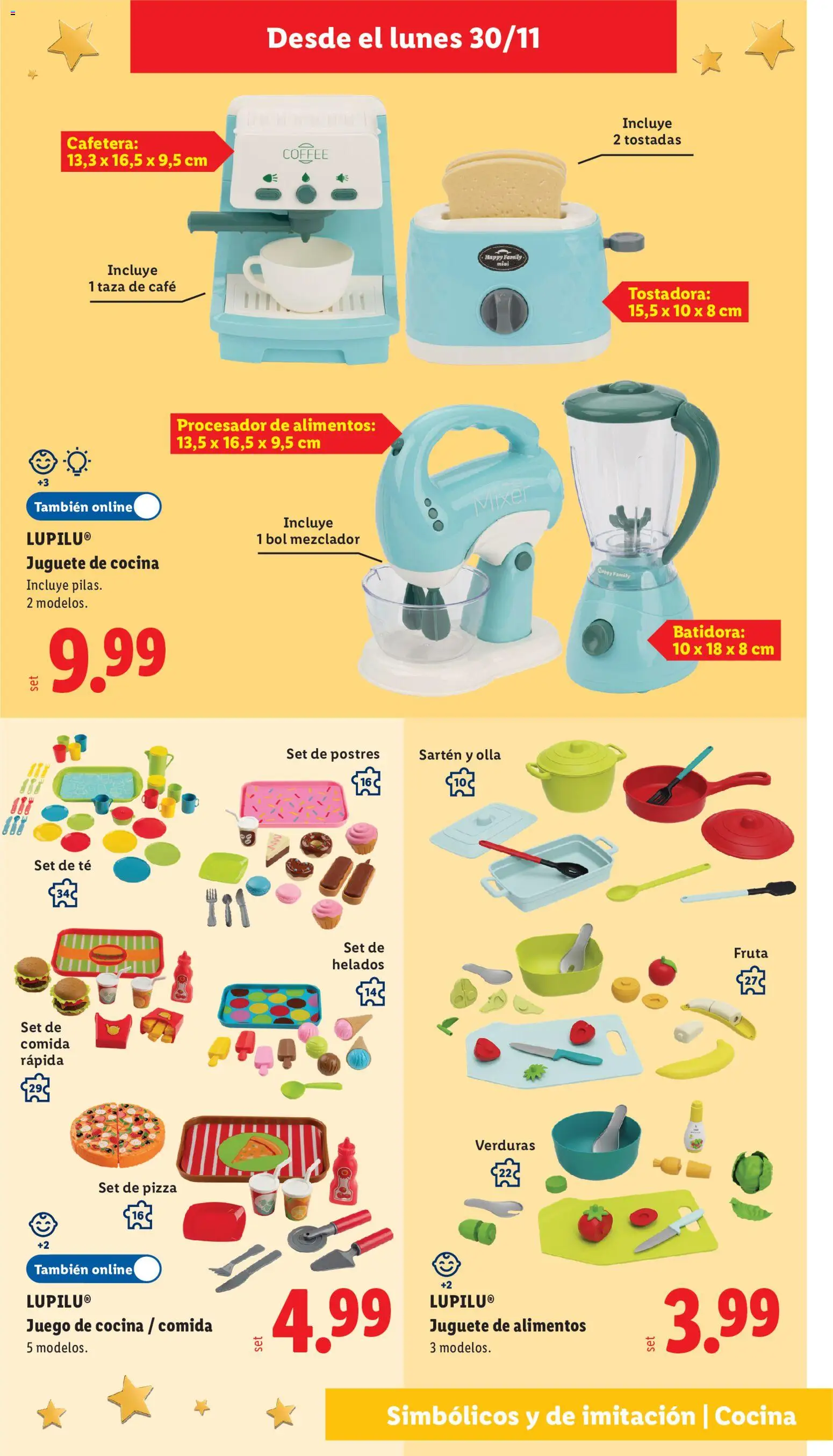 Lidl - Juguetes de imitación │ válido desde el 21/10/2026 | Página: 9 | Productos: Tostadas, Pizza, Batidora, Tostadora