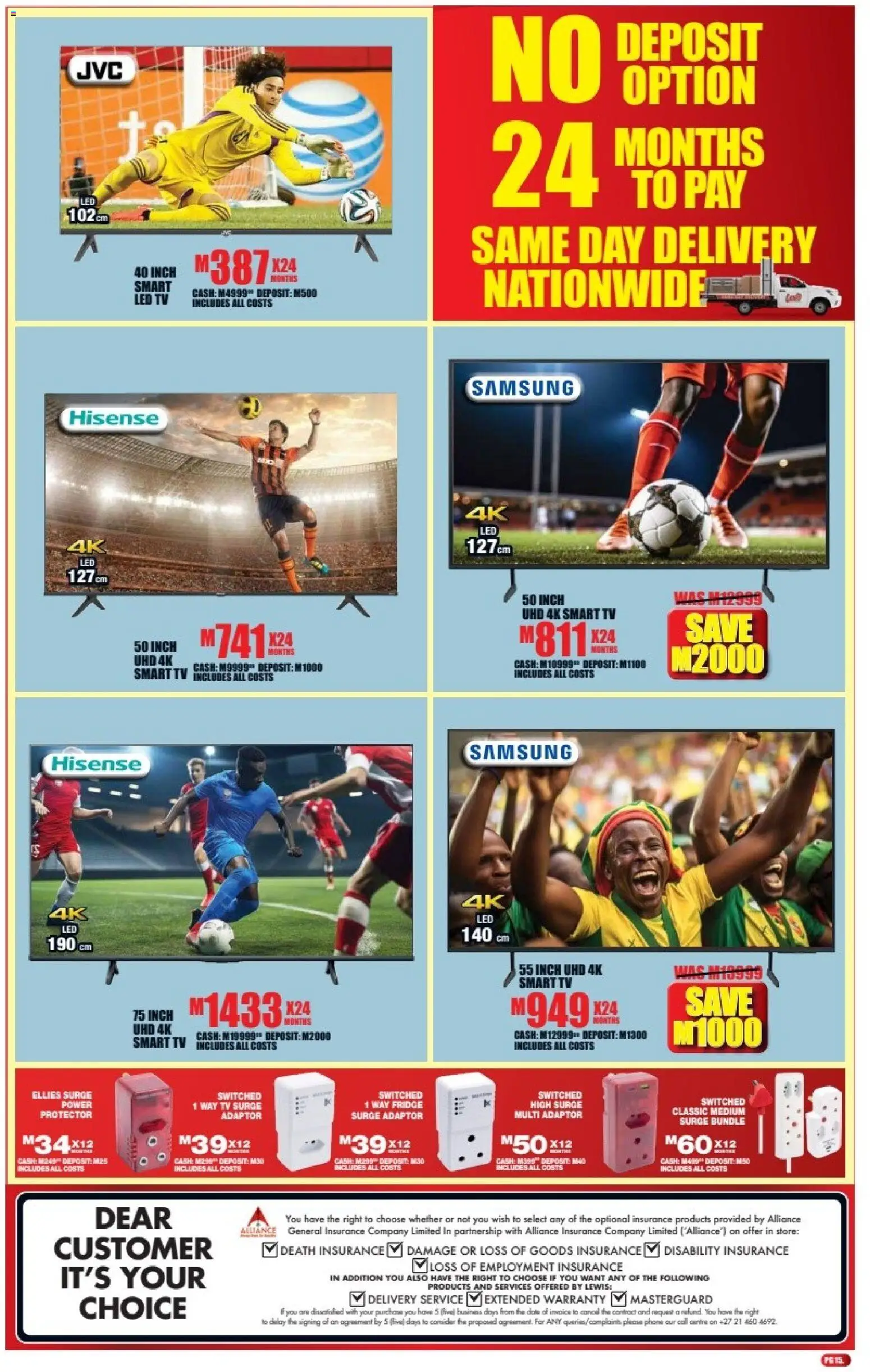 New Lewis Stores catalogue – valid from 06/07/2026 | Page: 15 | Products: TV, Fridge