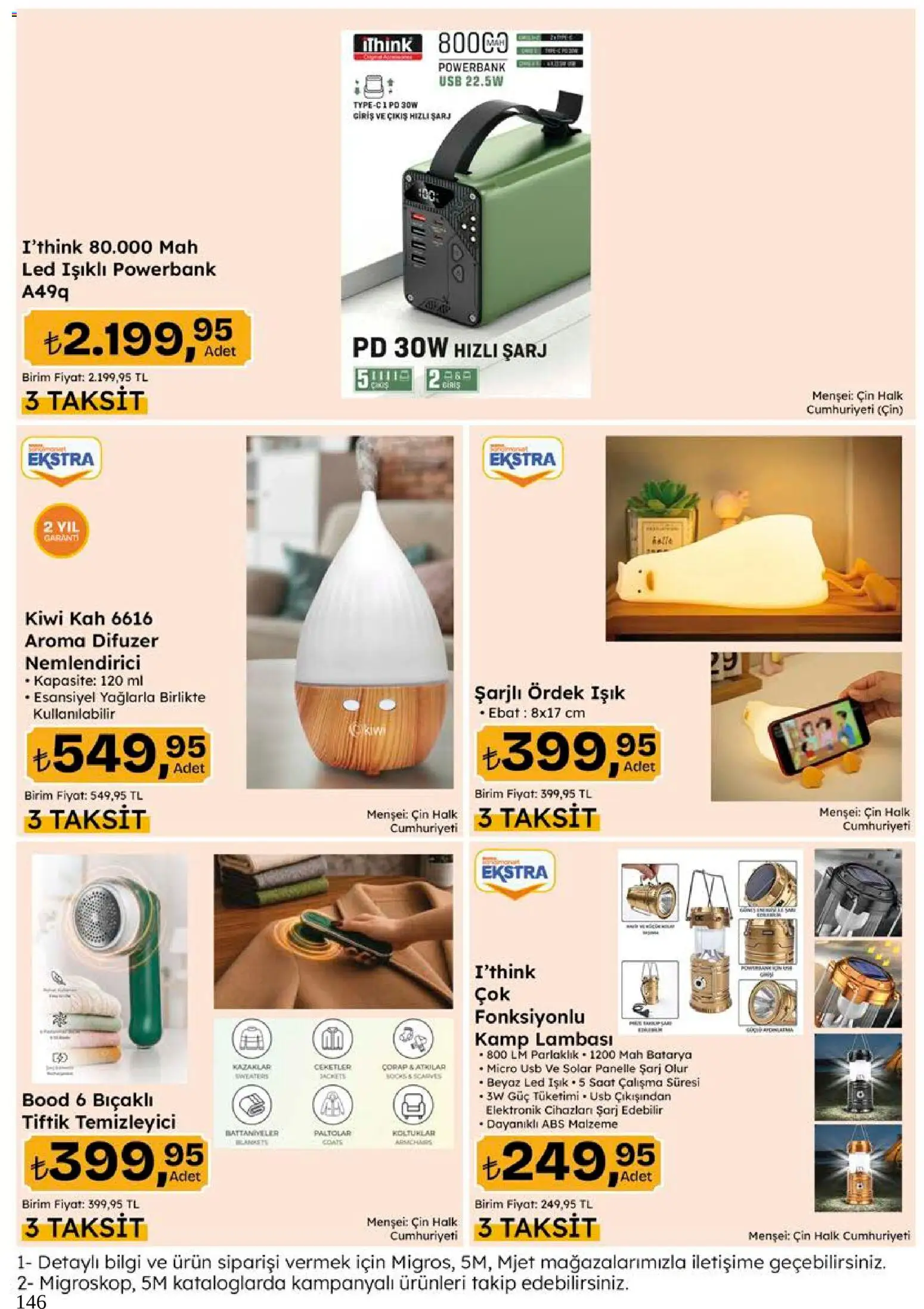 Migros Katalog - 5M Migroskop Dijital - 08 Ekim 2026 tarihinden itibaren geçerlidir | Sayfa: 146 | Ürünler: Cin, Çorap, Saat, USB