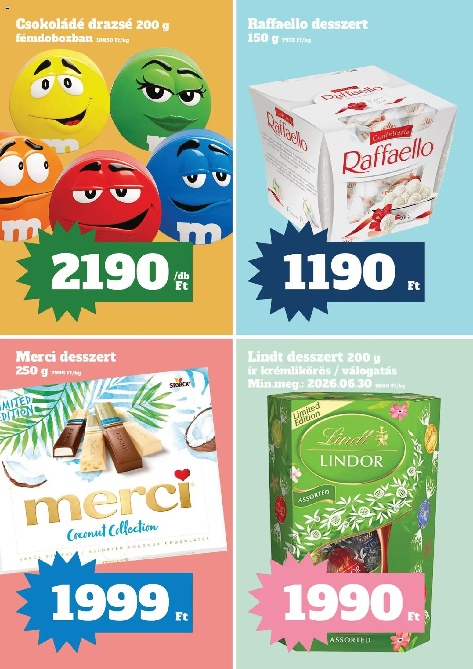 Family Diszkont akciós ujság - amely érvényes a következő dátumtól: 04.06.2026 | Oldal: 5 | Termékek: Raffaello, Drazsé, Csokoládé