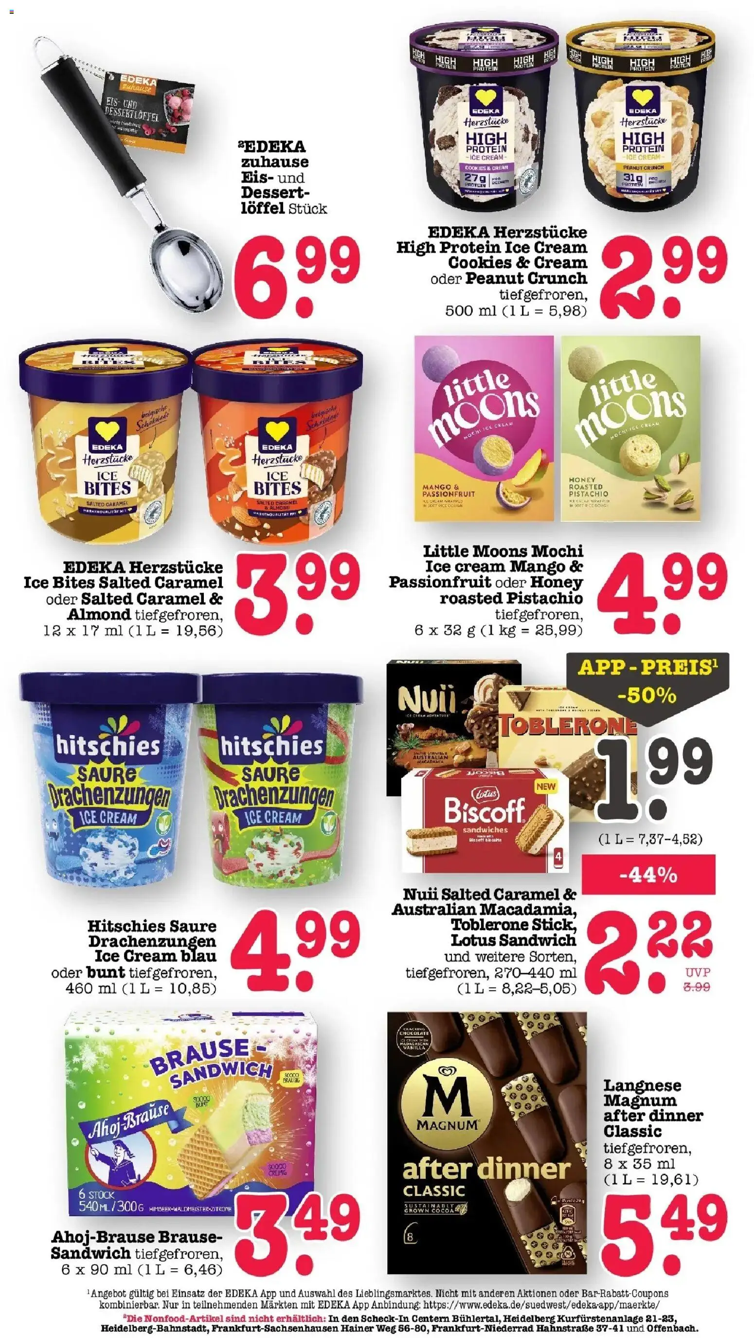 E center - E center: Wochenangebote – gültig ab 28.06.2026 | Seite: 32 | Produkte: Langnese, Creme, Mango, Mochi