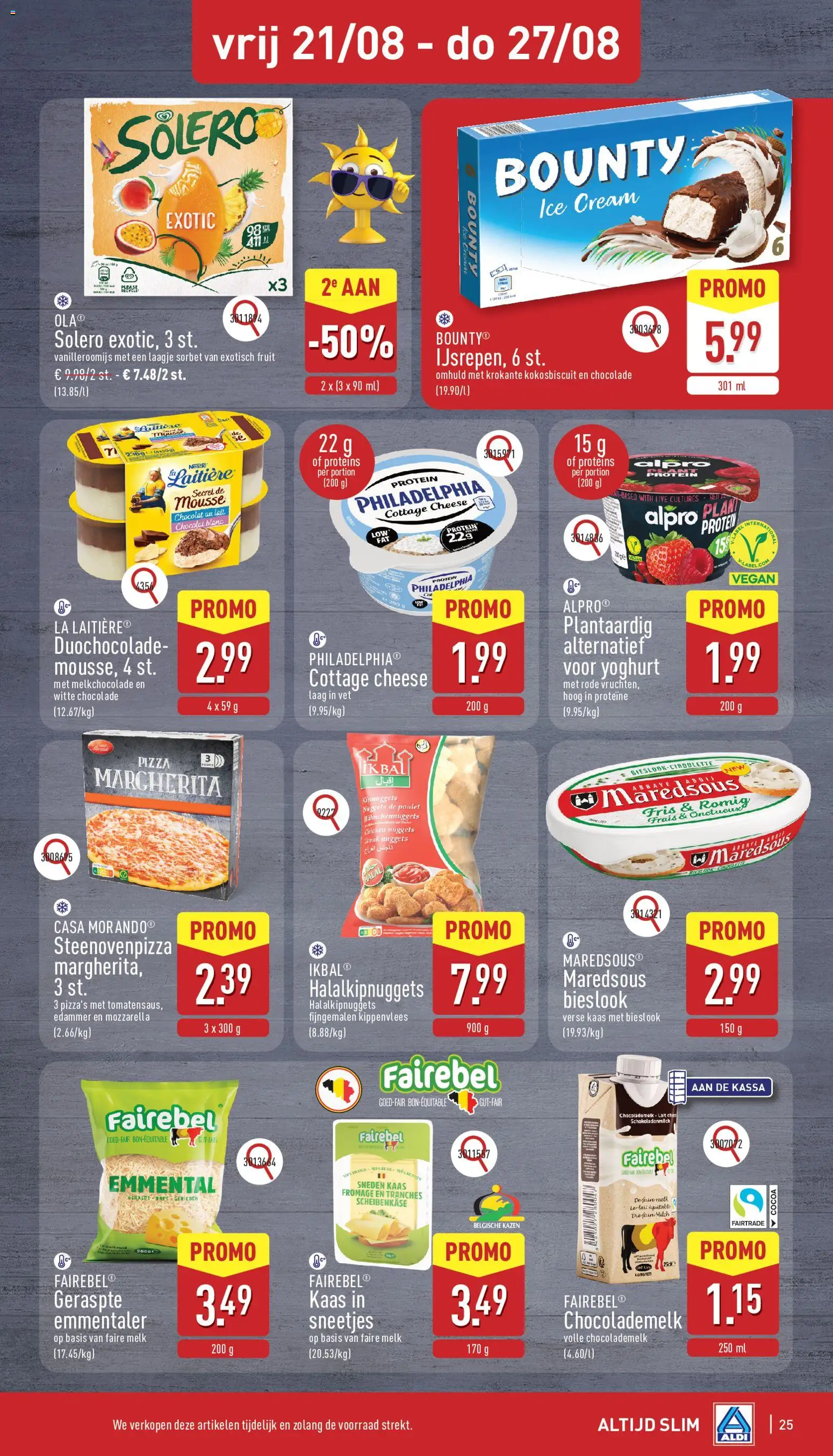 {H1} | Pagina: 25 | Producten: Witte chocolade, Dessert, Fruit, Yoghurt
