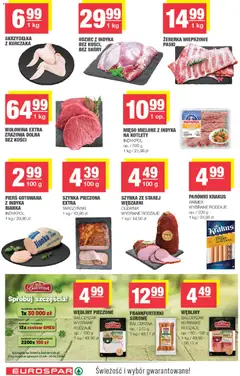 Pogląd oferty "Spar gazetka - Eurospar" - ważna od 03.06.2026 | Strona: 6 | Produkty: Skrzydełka z kurczaka, Piersi, Parówki, Kotlety