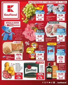 Kaufland leták platný od 23.07.2026